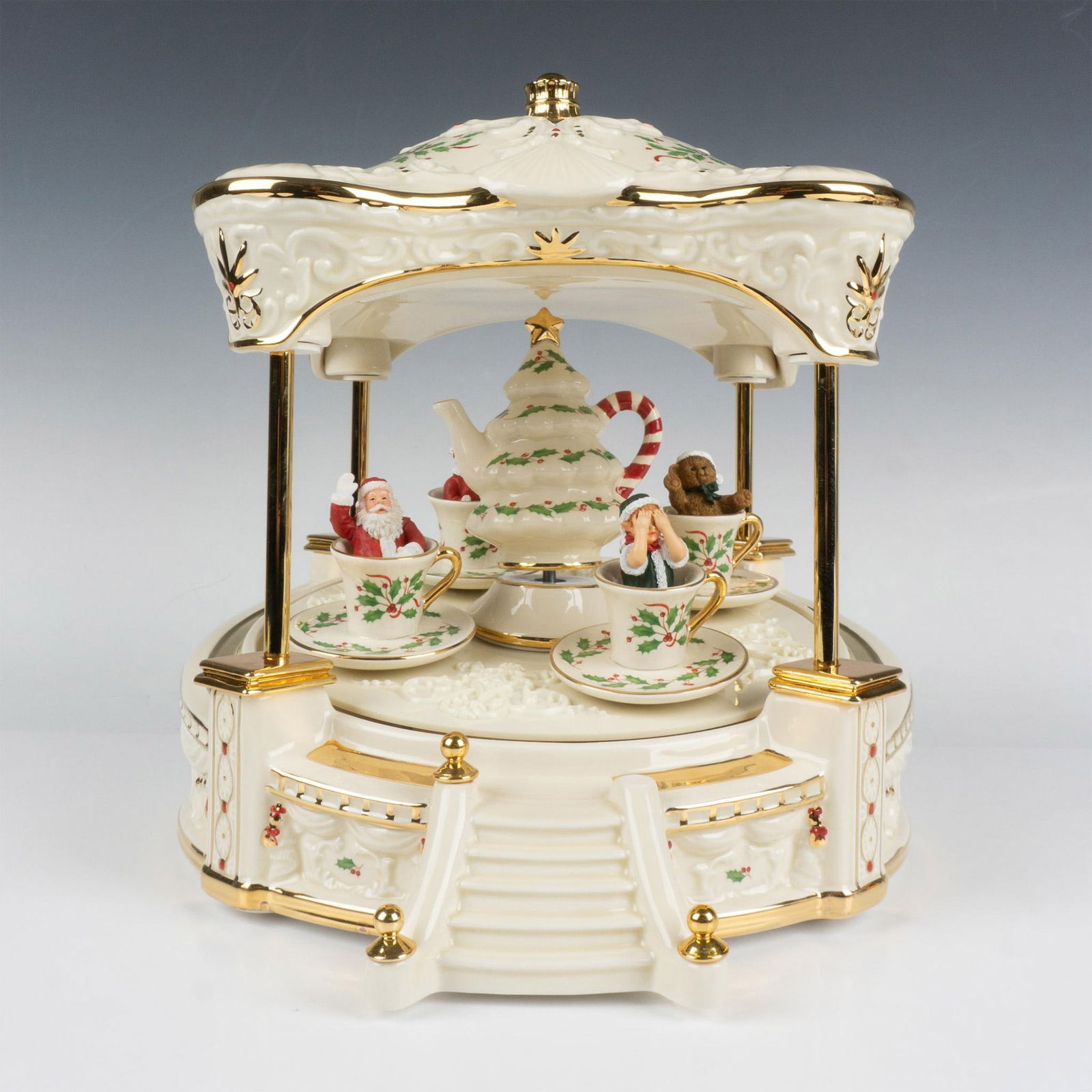 Lenox Holiday Centerpiece Teacup Ride (1 of 8)