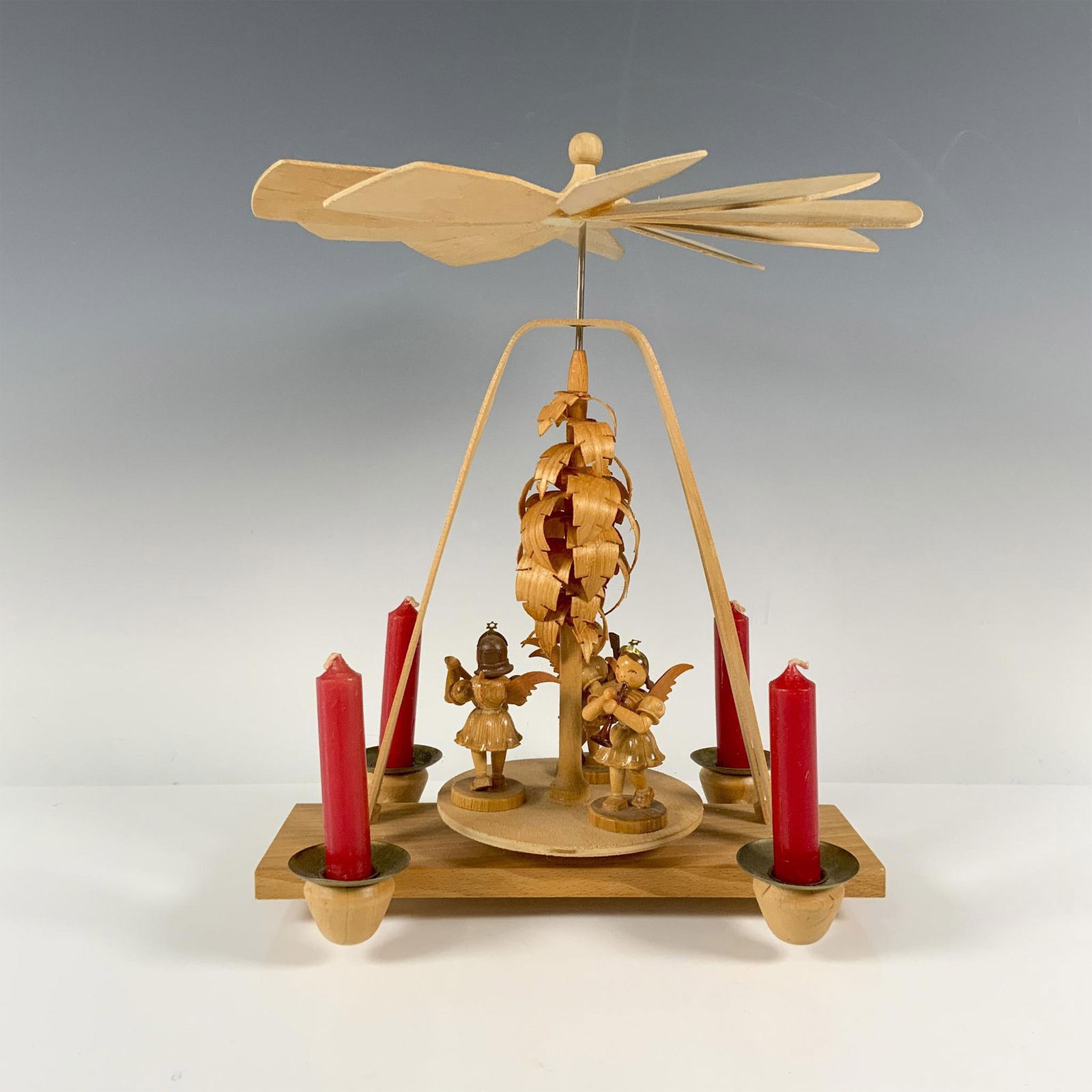 Vintage Musical Angels German Christmas Pyramid (1 of 3)