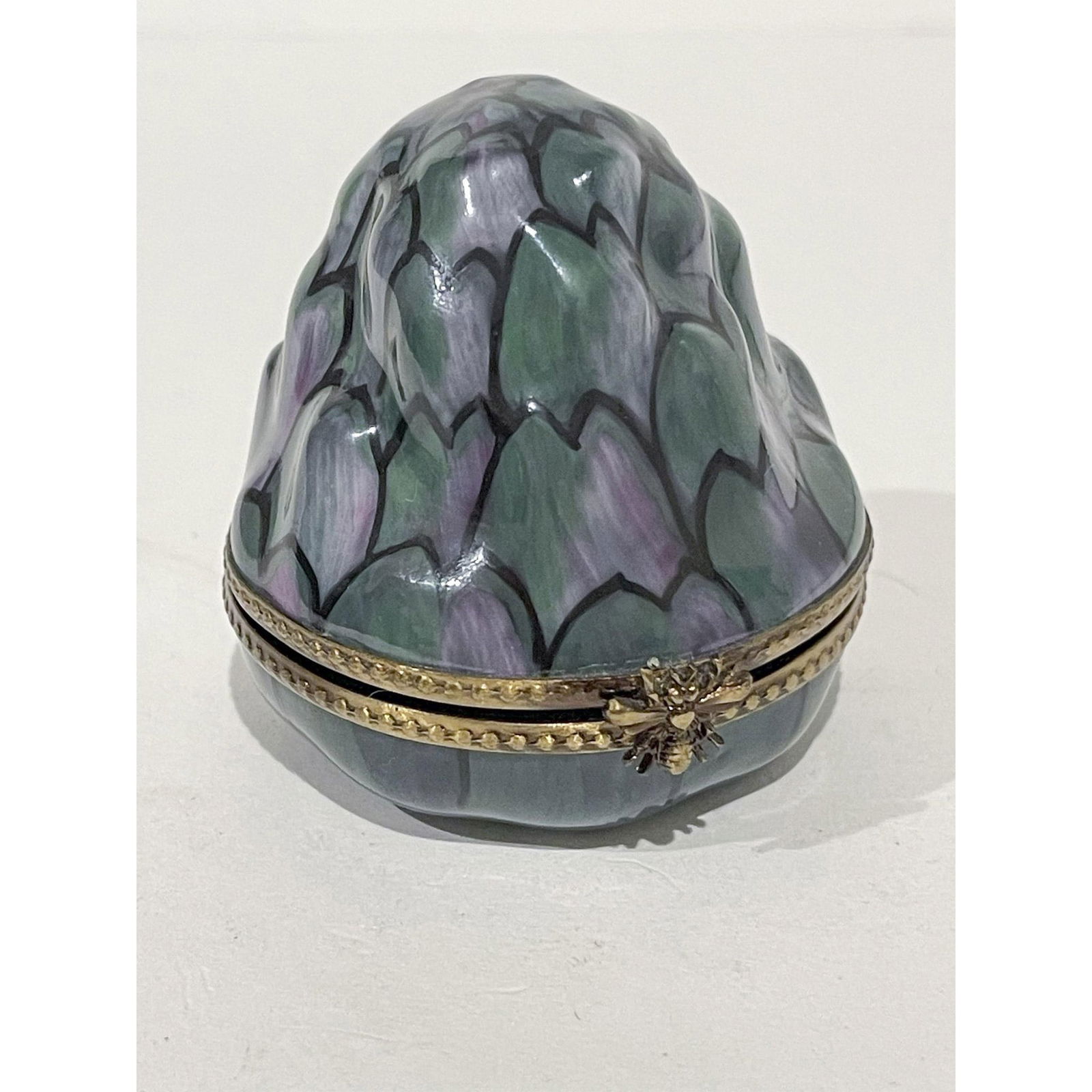 Limited Edition Limoges Keepsake Box, Artichoke Numbered (1 of 4)