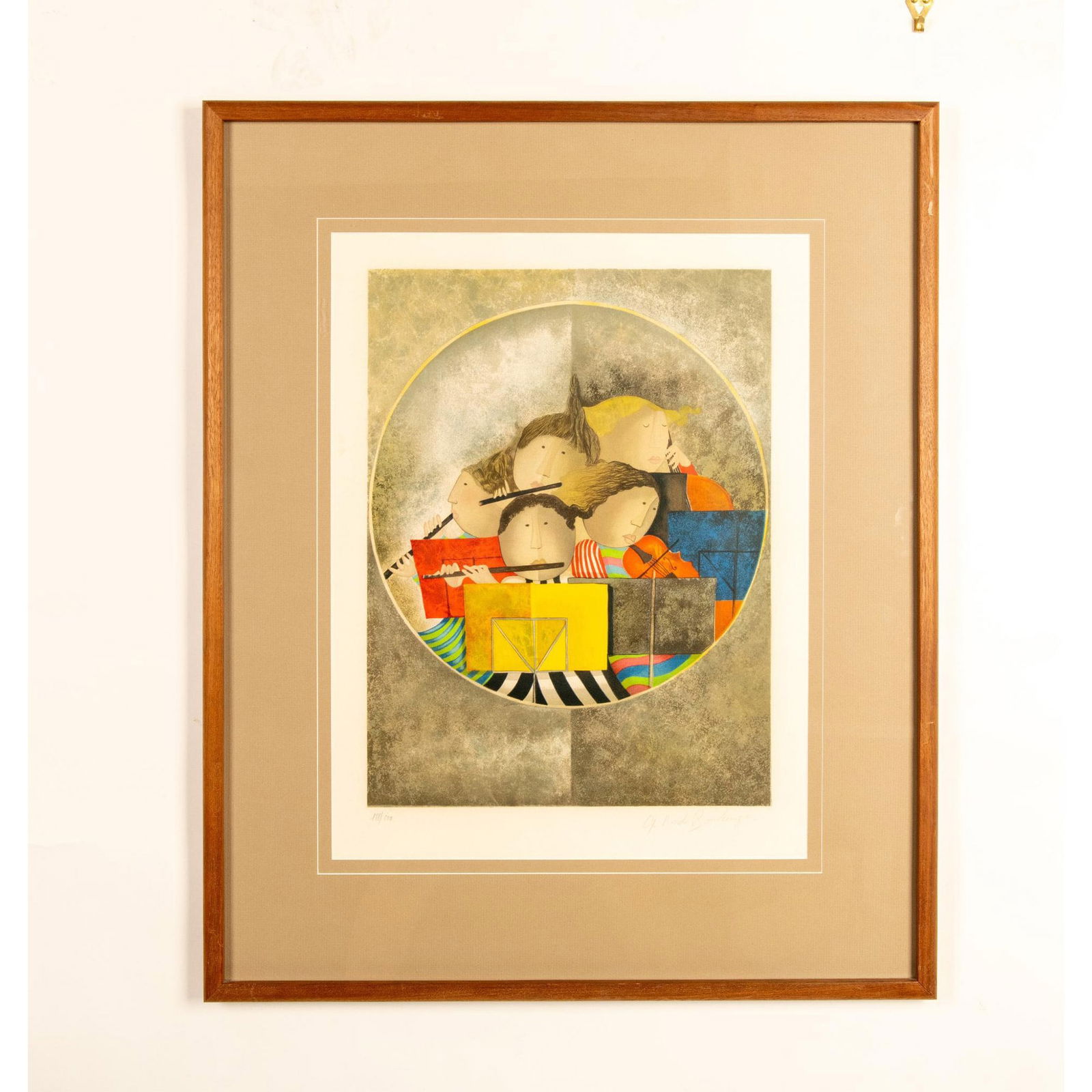 Boulanger, Original Color Lithograph on Wove Paper, Signed (1 of 5)