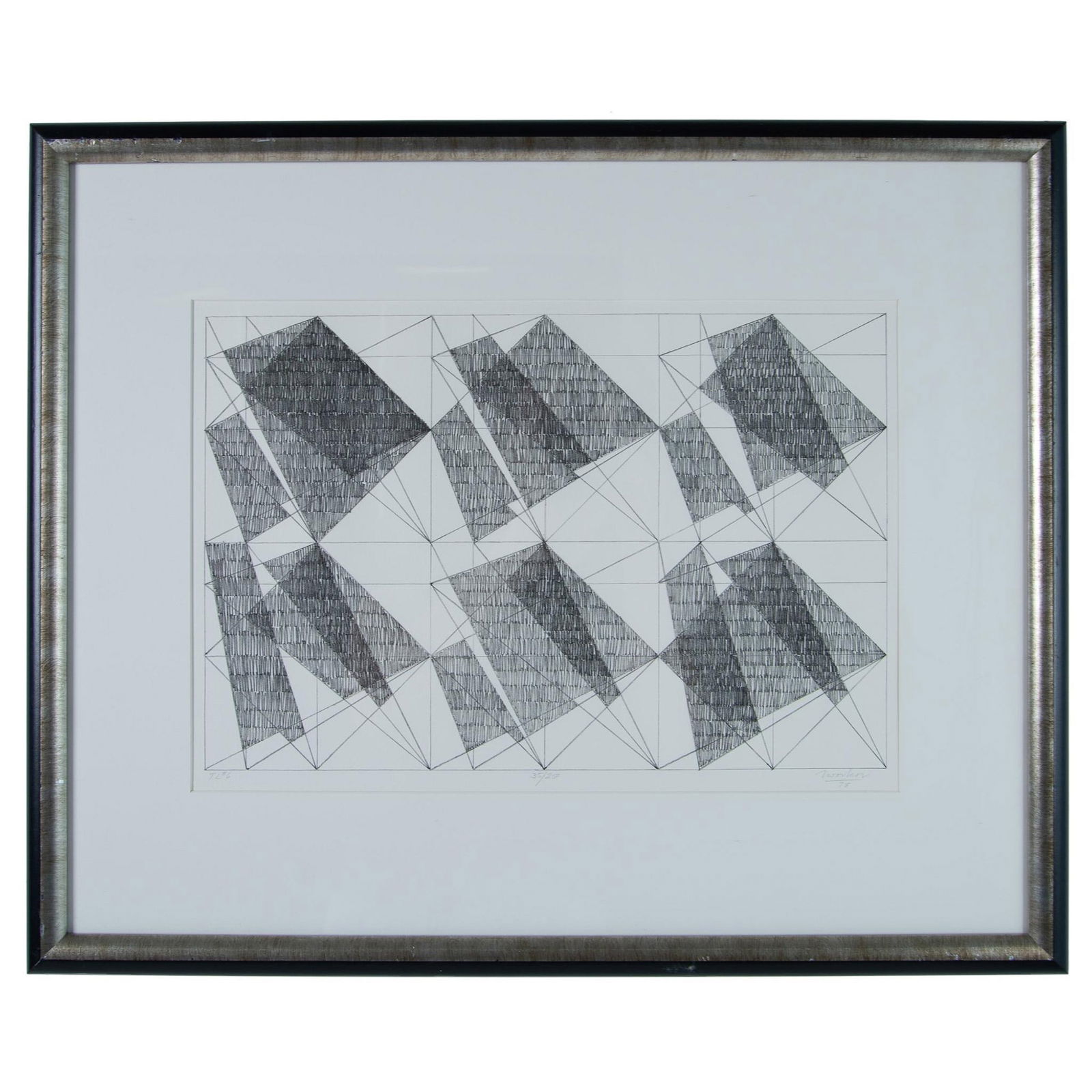 Jack Tworkov, Original B&W Lithograph on Paper, Signed: Original black and white lithograph on Arches paper by New York School and Abstract Expressionism artist Jack Tworkov . T.L. No.6 was printed by Bill Lagatutta and Stephen Britko at Tamarind Institute