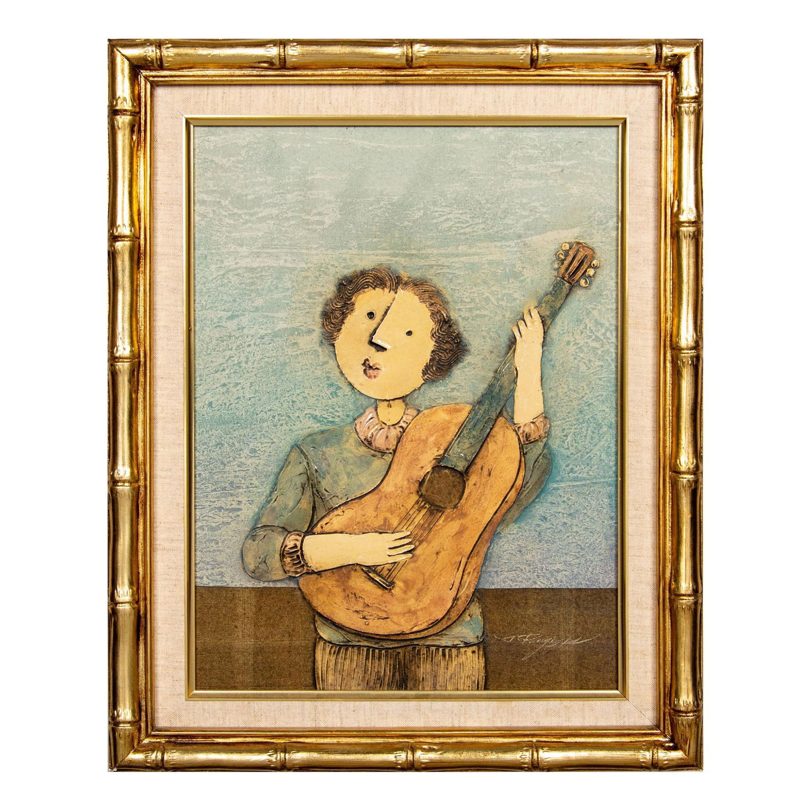 Joyce Roybal, Original Acrylic on Canvas, Musician, Signed (1 of 6)
