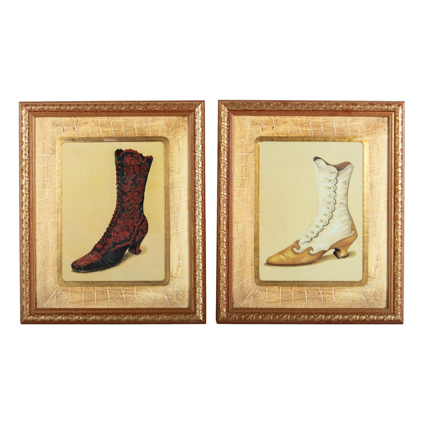 2pc The Bombay Framed Art Print, Fashionable Footwear (1 of 7)