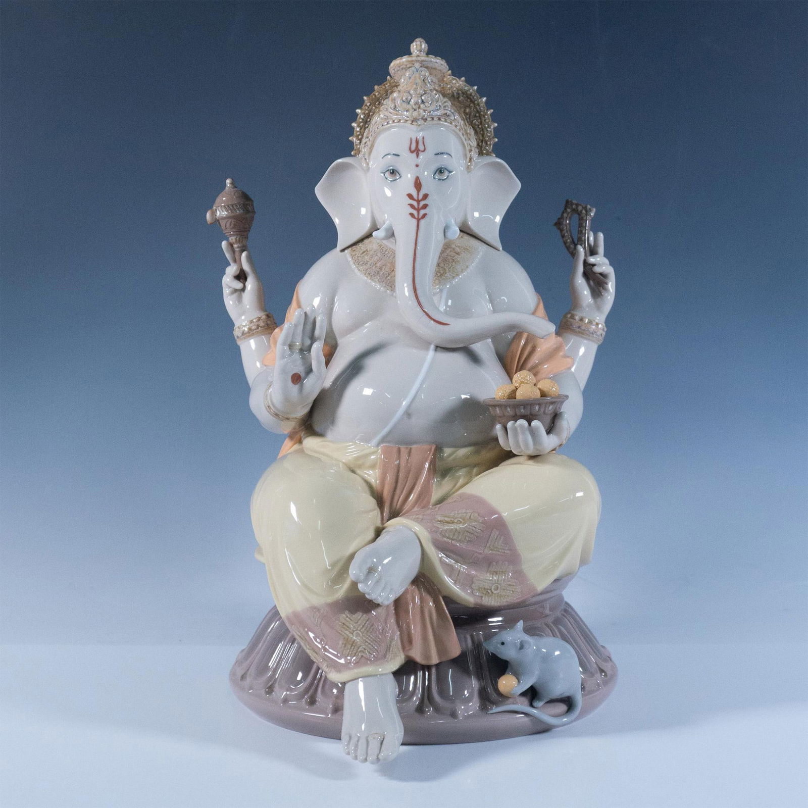Lord Ganesha 1001878 - Lladro Porcelain Figurine (1 of 6)