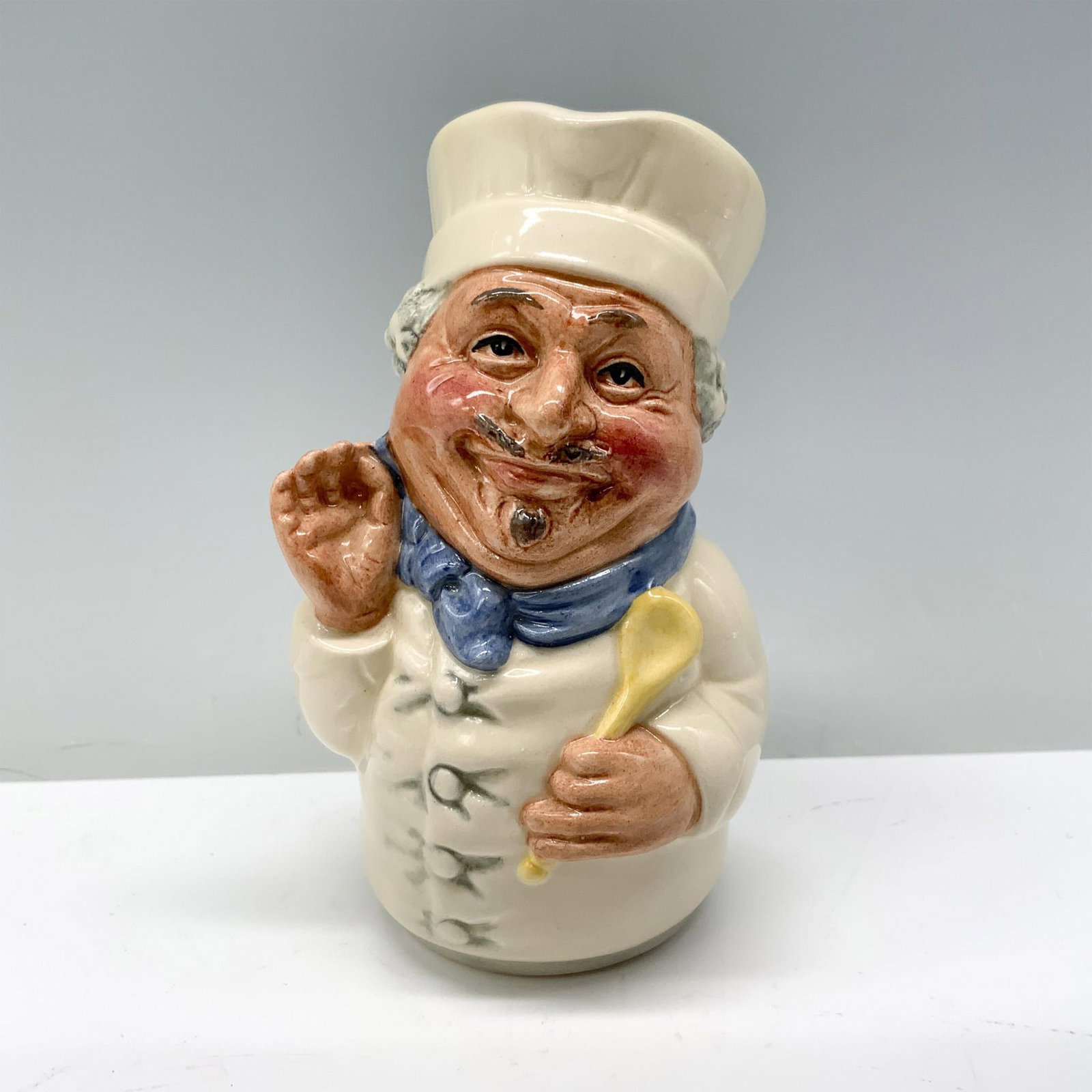 Monsieur Chasseur the Chef D6769 - Royal Doulton Toby Jug: Royal Doulton backstamp. Dimensions: 4"H Manufacturer: Royal Doulton Country of Origin: England