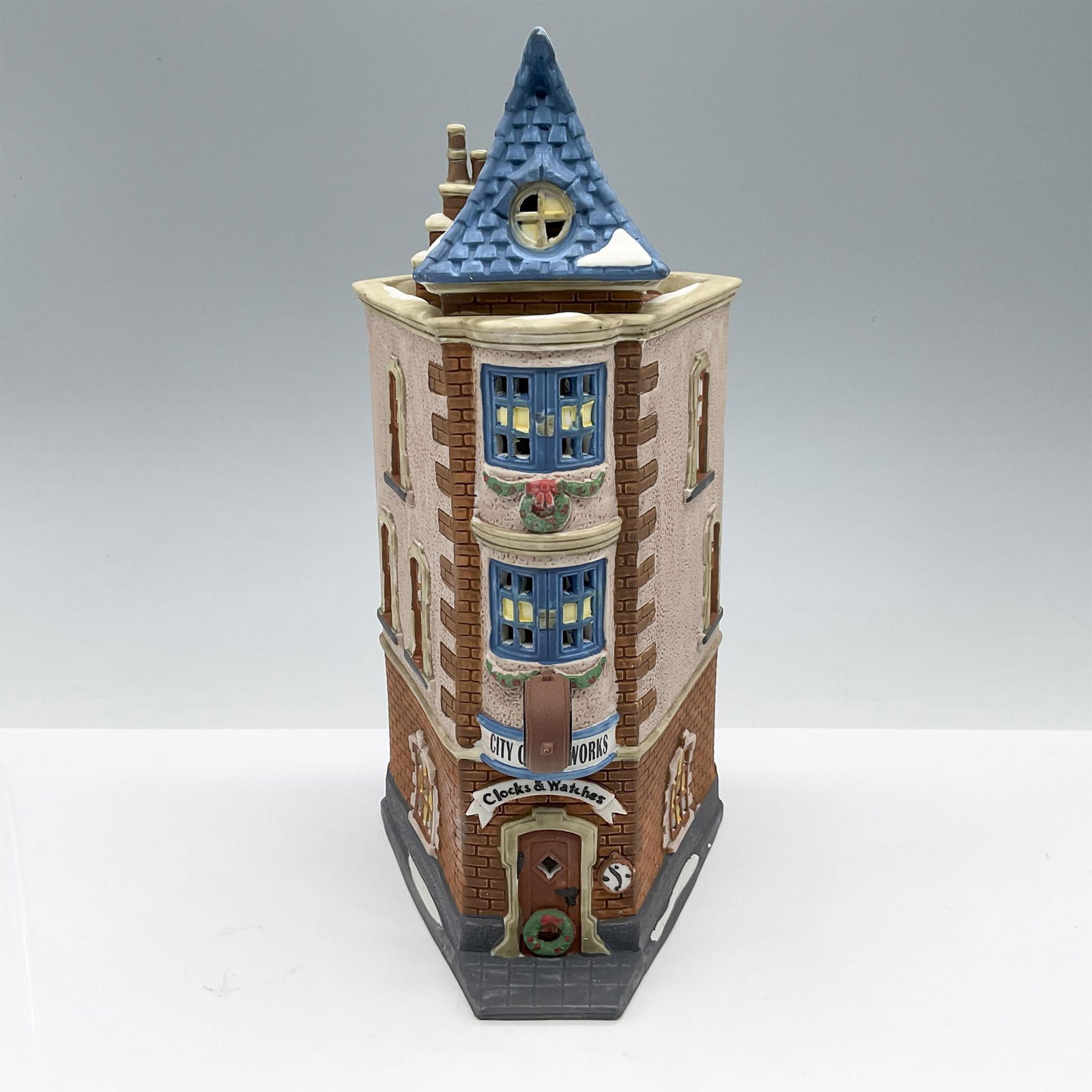Dept 56 Heritage Village Collection, City Clockworks Lighted (1 of 5)