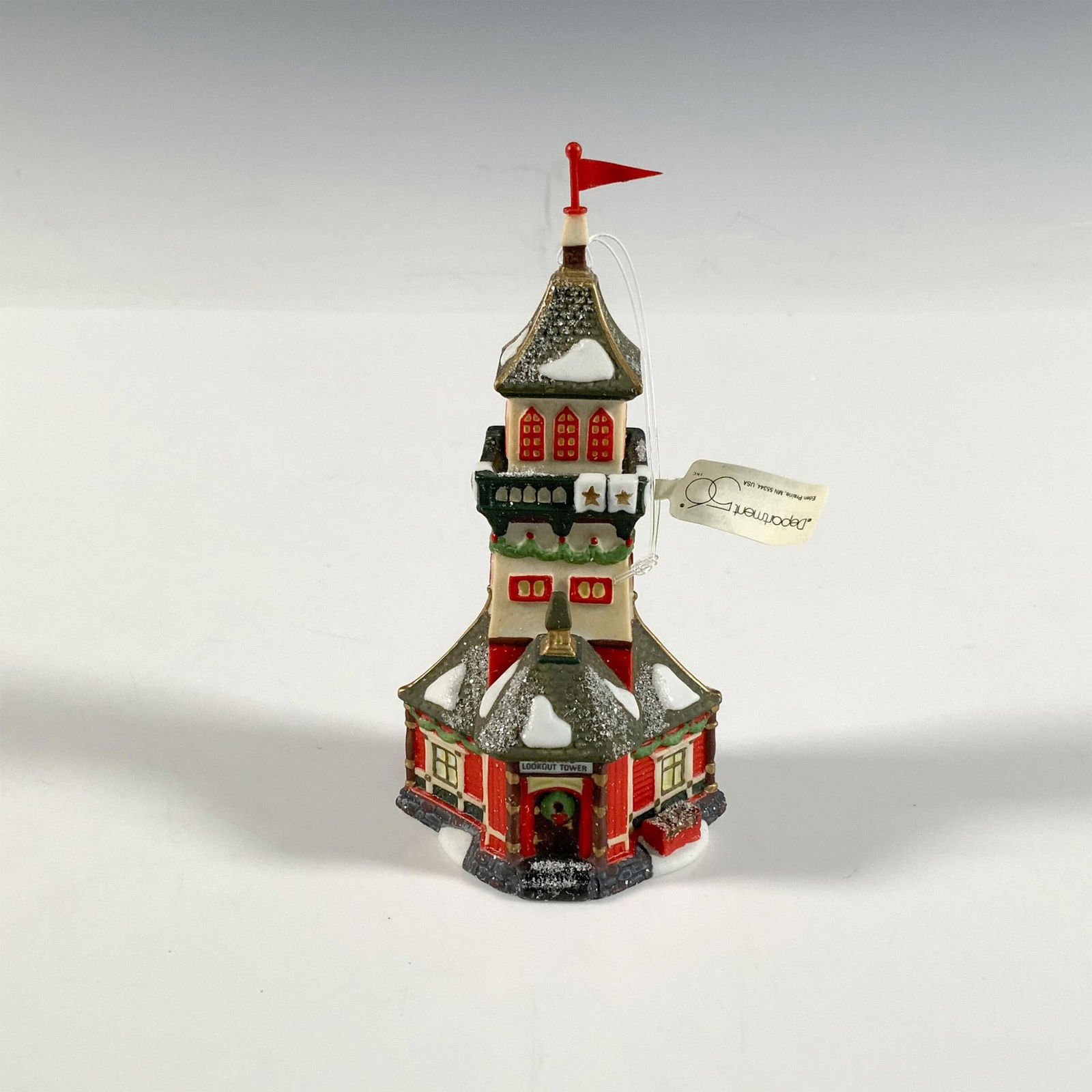 Dept 56, 1995 Santa's Lookout Tower Ornament (1 of 7)