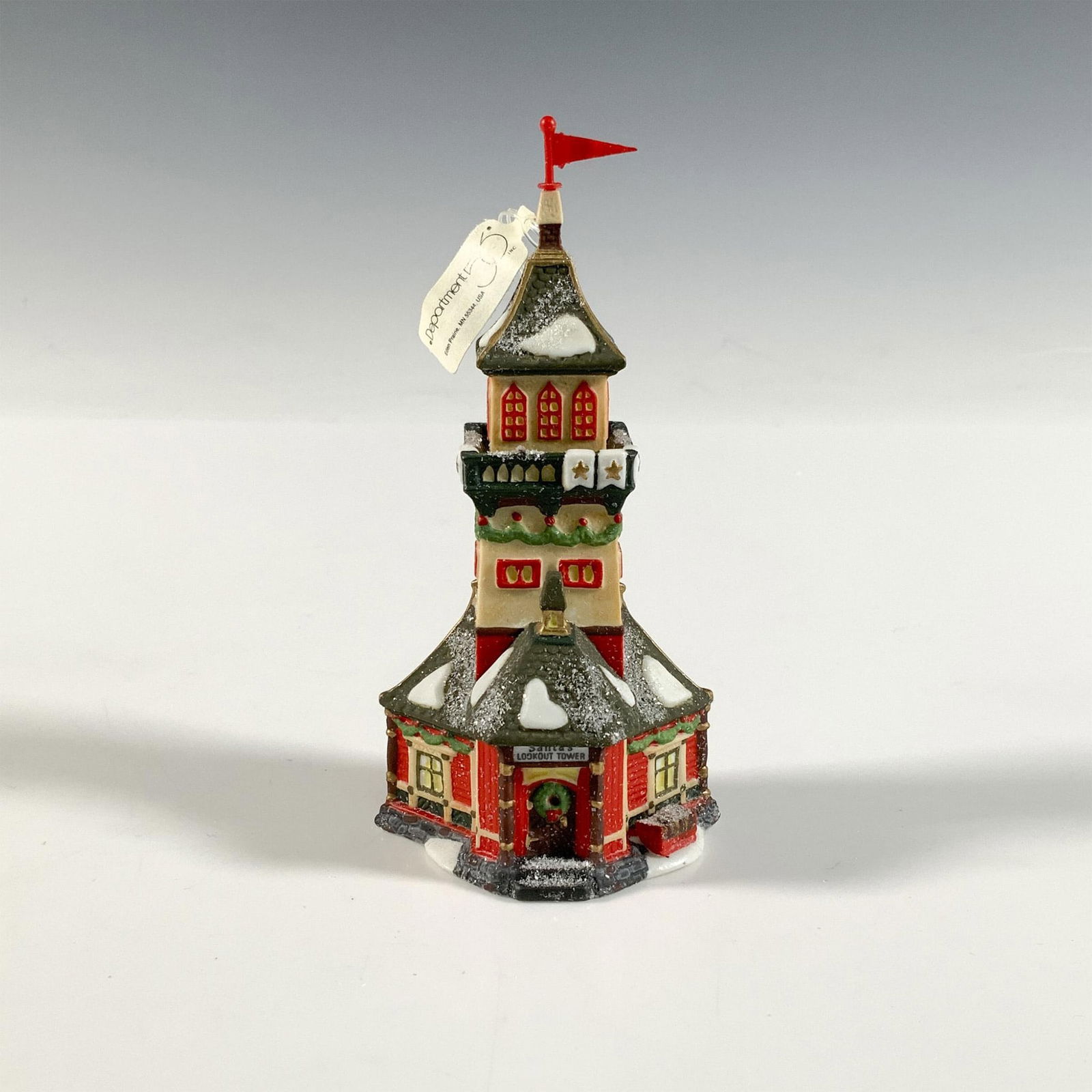 Dept 56, 1995 Santa's Lookout Tower Ornament (1 of 7)