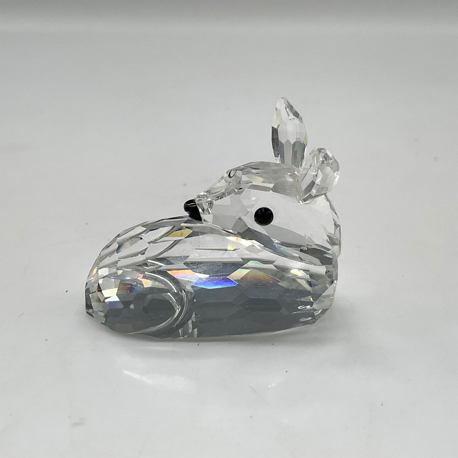 Swarovski Silver Crystal Figurine, Roe Deer Fawn (1 of 4)