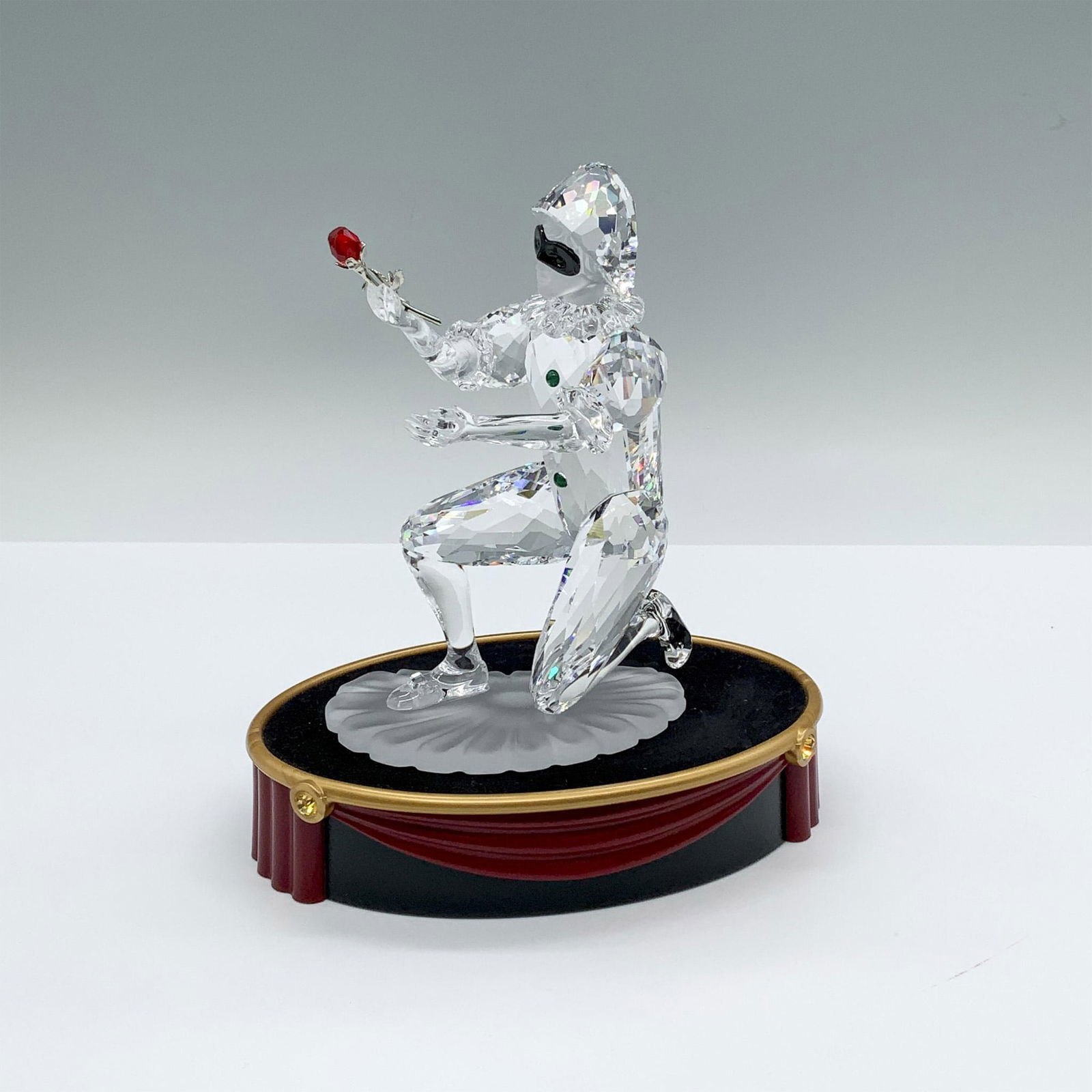 Swarovski Crystal Figurine + Base, Masquerade Harlequin (1 of 4)