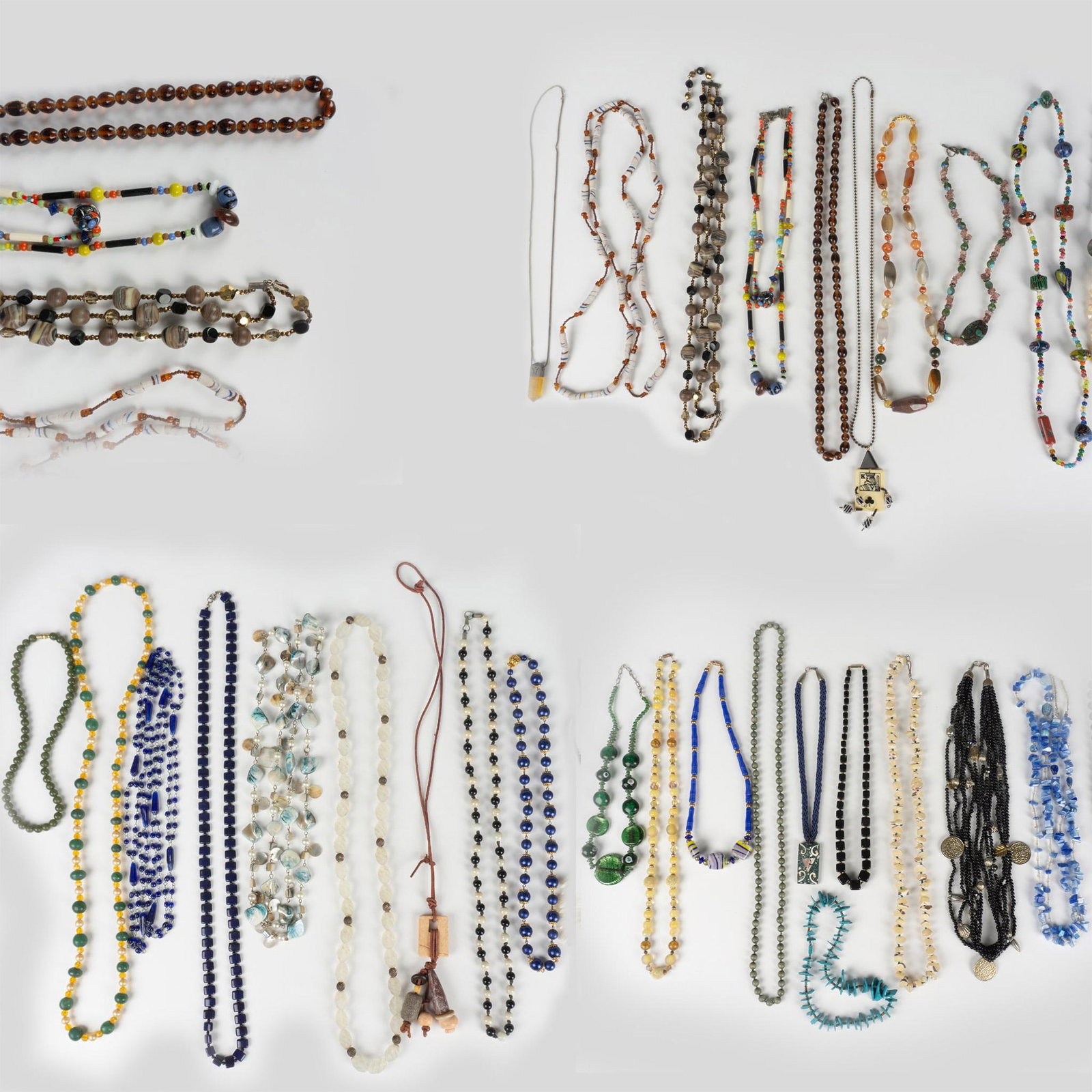 Big Lot of 33 Gorgeous Costume Necklaces (1 of 8)