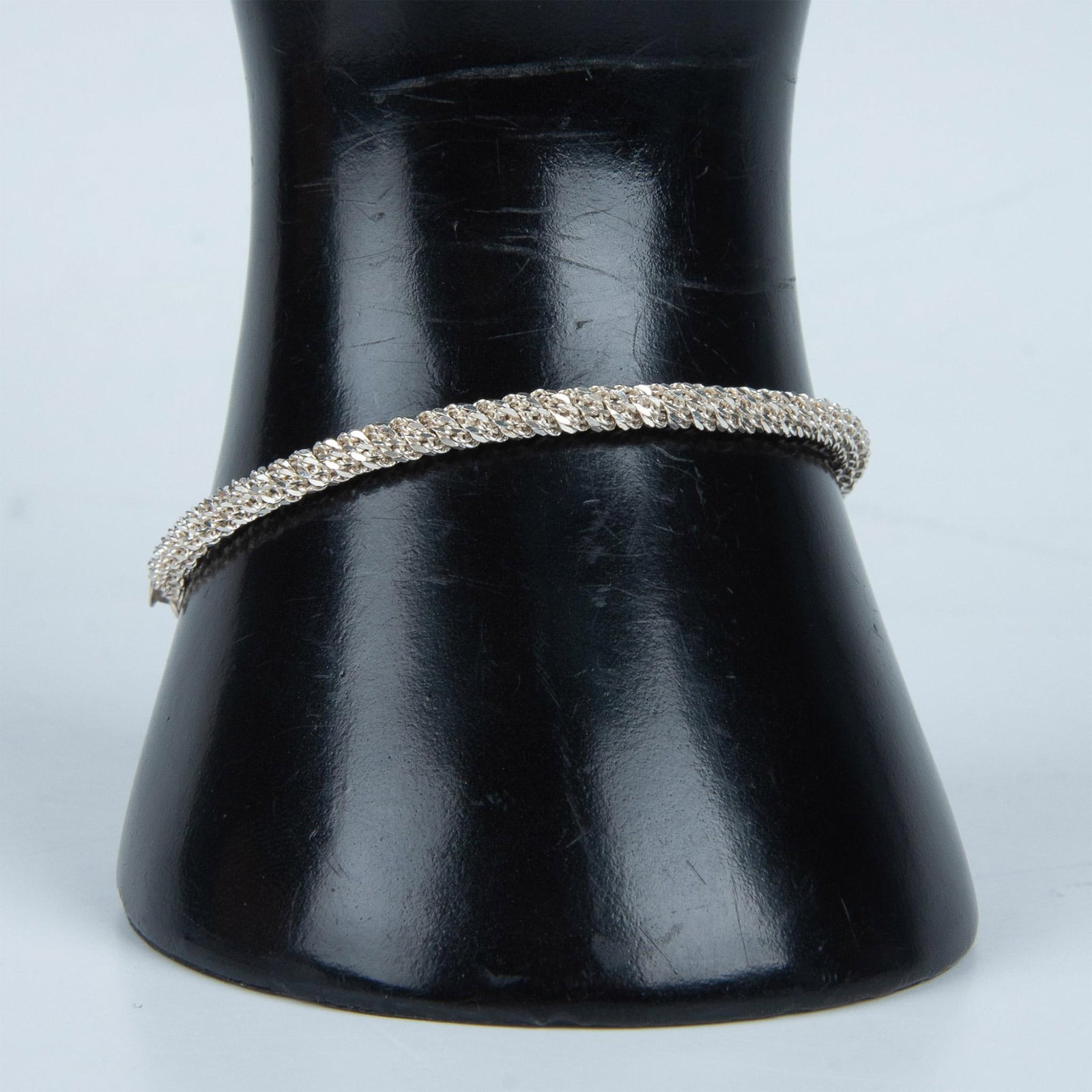 Twisted Italian Sterling Silver Rope Bracelet (1 of 3)
