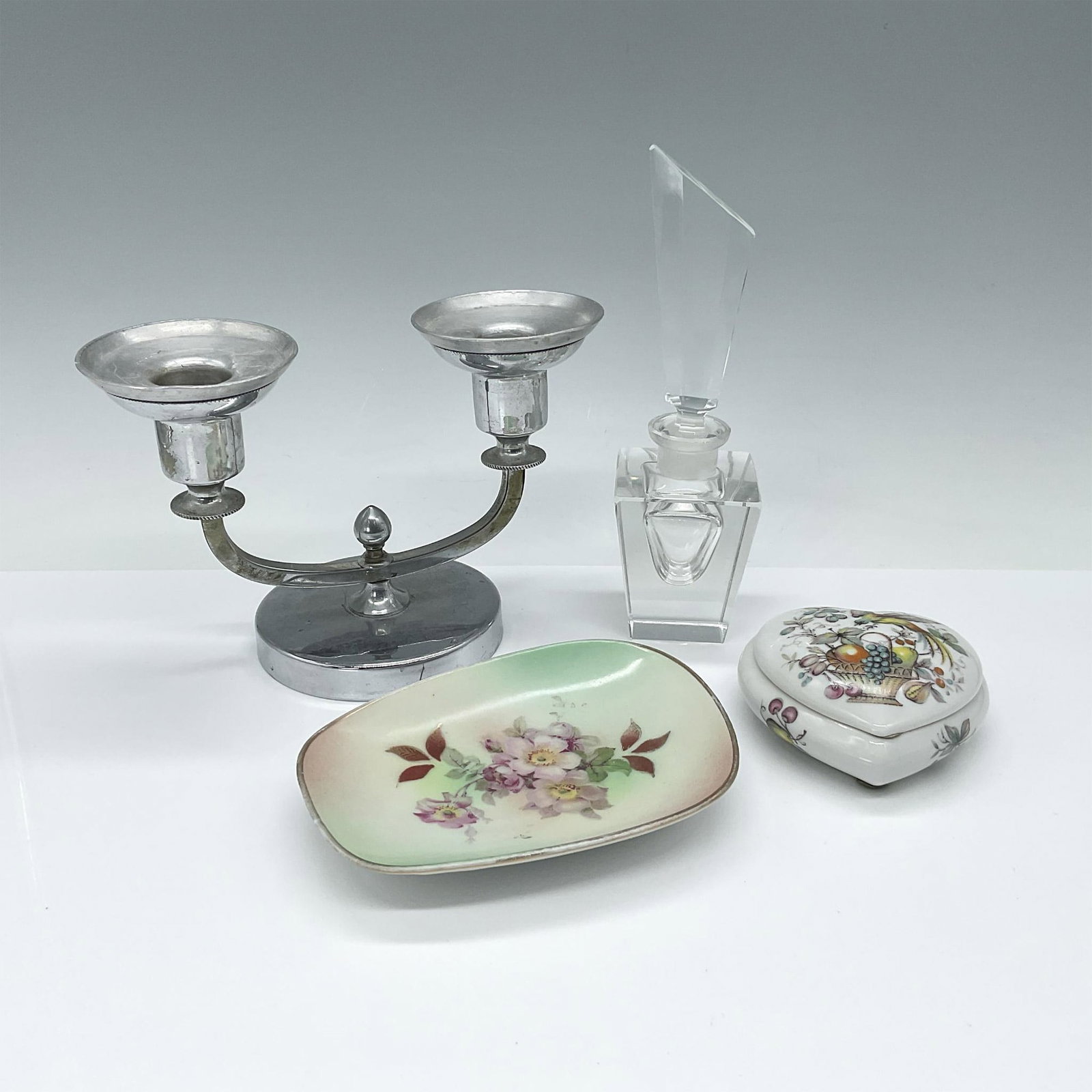 4pc Vintage Grouping, Crystal, Farberware, Schumann, Limoges (1 of 3)