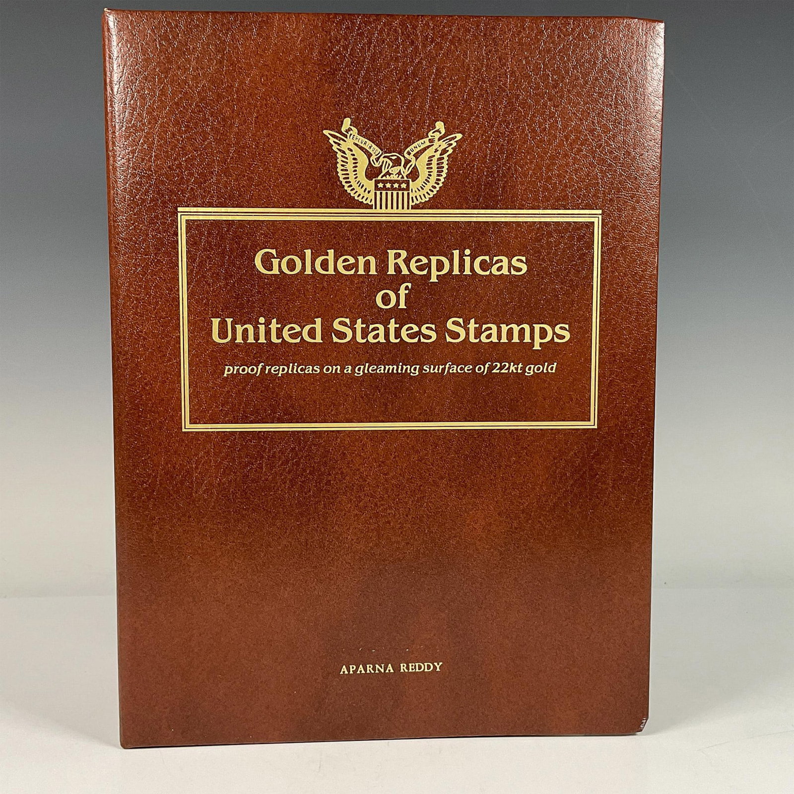 22kt Golden Replicas of United States Stamps 1998-2000: A collectors album of letters with U.S. stamps and gold replicas enclosed within an official First Day Cover bearing the First Day of Issue postmark of the First Day City designated by the U.S. Postal