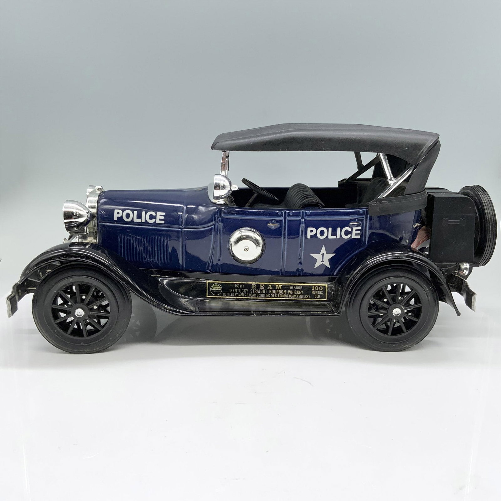 Jim Beam Porcelain Whiskey Decanter, 1929 Police Car (1 of 5)