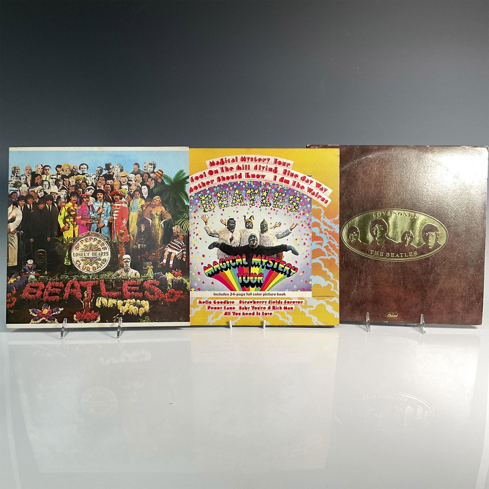 Set of Three Beatles Classic Vinyl LPs (1 of 11)