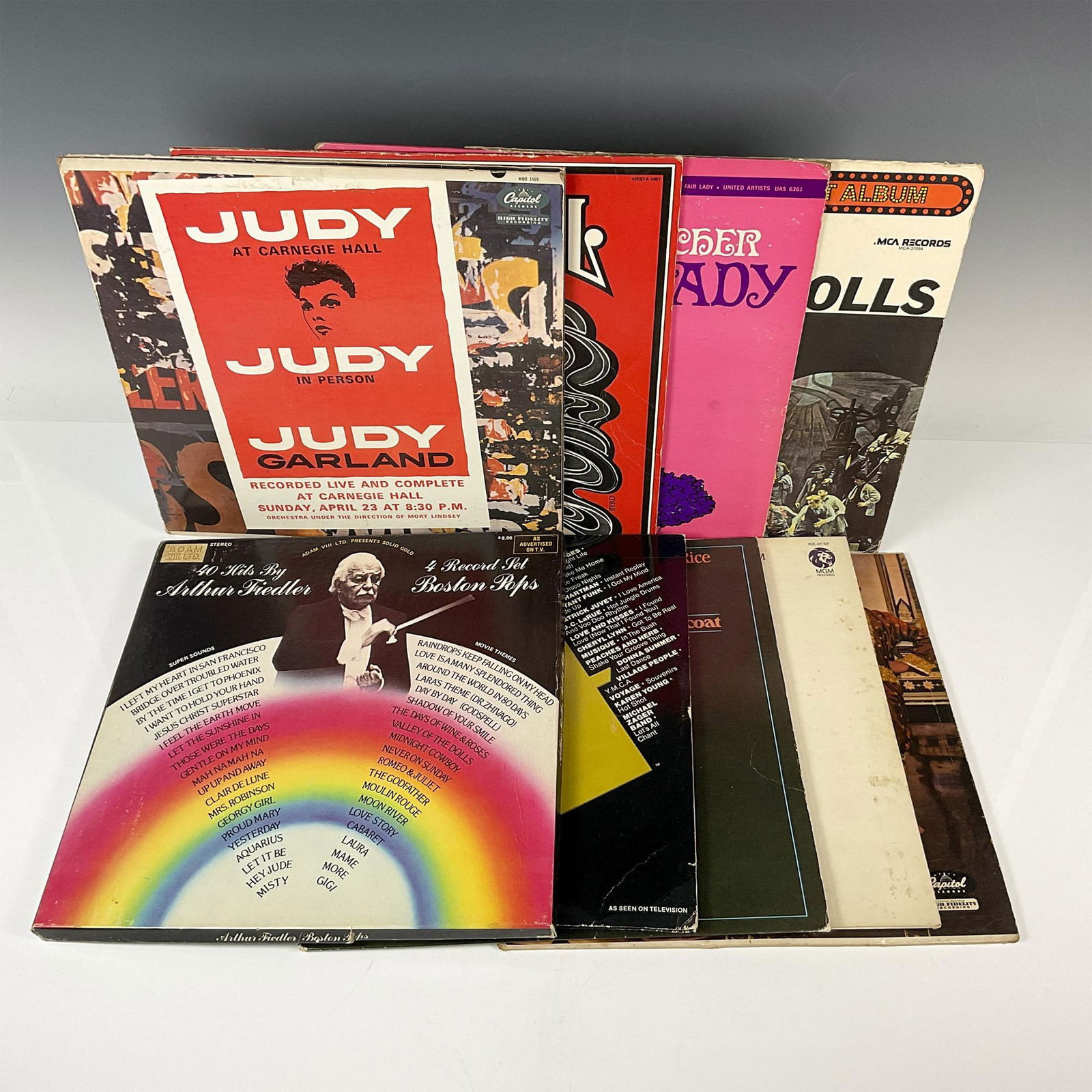 9pc Orchestra, Broadway and Soundtrack Vinyl LP Records (1 of 7)