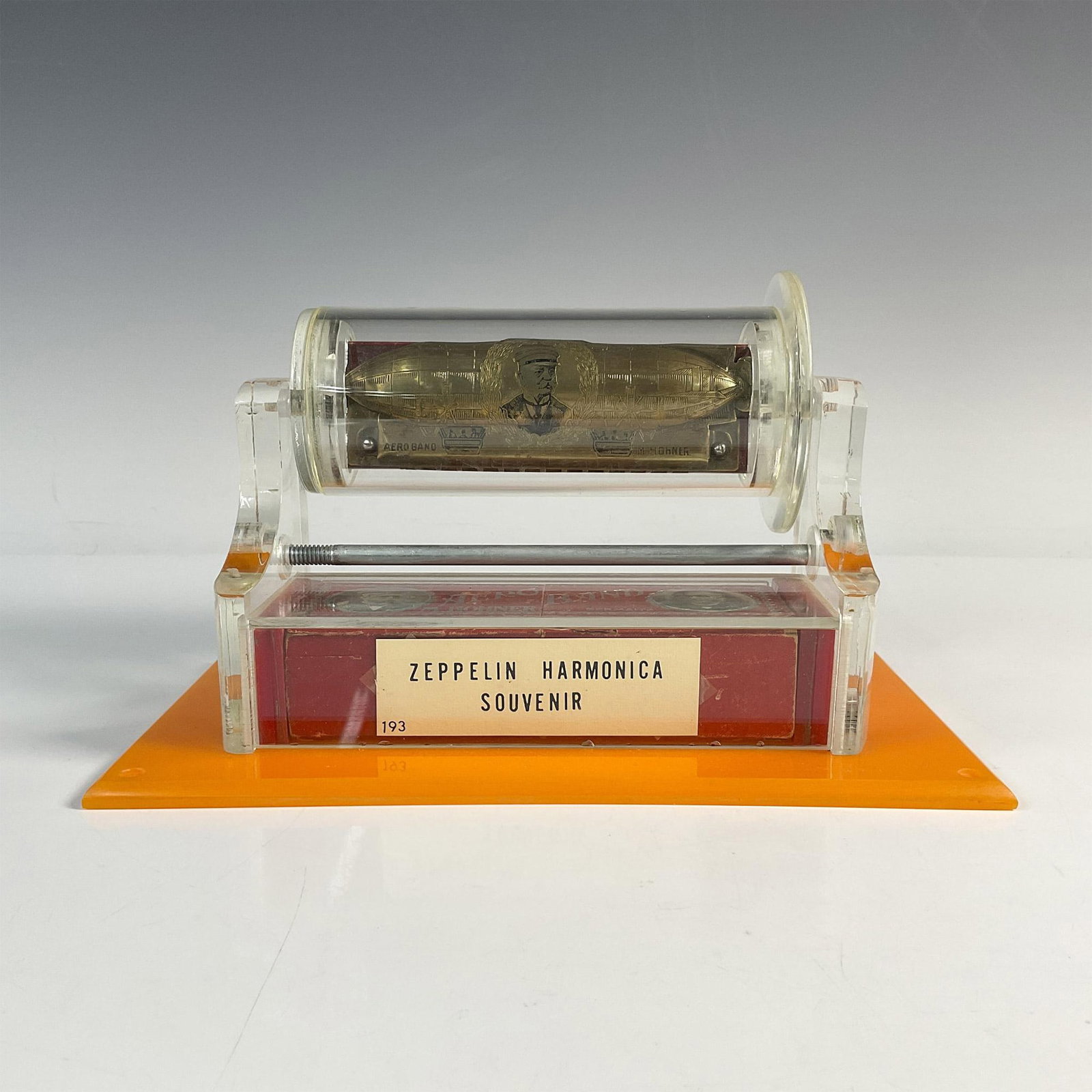 Antique M. Hohner Aero Band Zeppelin Harmonica (1 of 7)