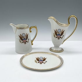 3pc T & V Limoges Ewer & Creamer, National Remembrance