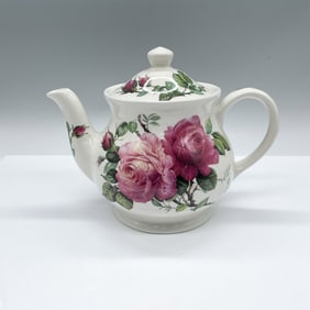 Roy Kirkham Porcelain Teapot with Lid, English Rose