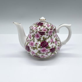 David Michael China Floral Teapot with Lid