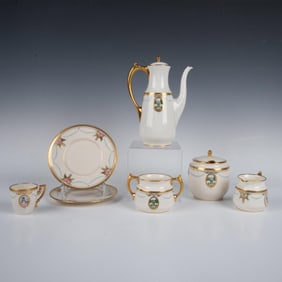 9pc Lenox China, Virginian Pattern, Tea Service
