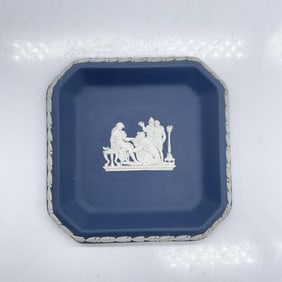 Wedgwood Portland Blue Jasperware Dish