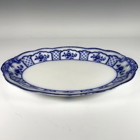 Melbourne Porcelain Flow Blue Serving Platter