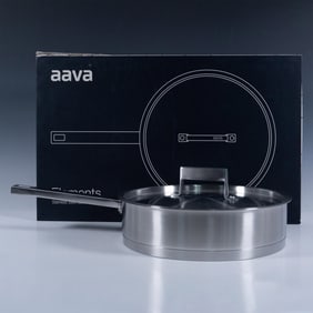 Aava Elements Stainless Steel Saute Pan with Lid