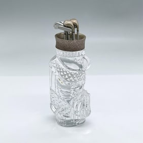 Waterford Crystal Paperweight, Golf Bag with Clubs