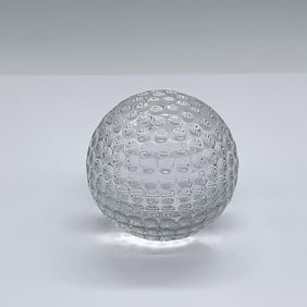 Waterford Crystal Paperweight, Golf Ball