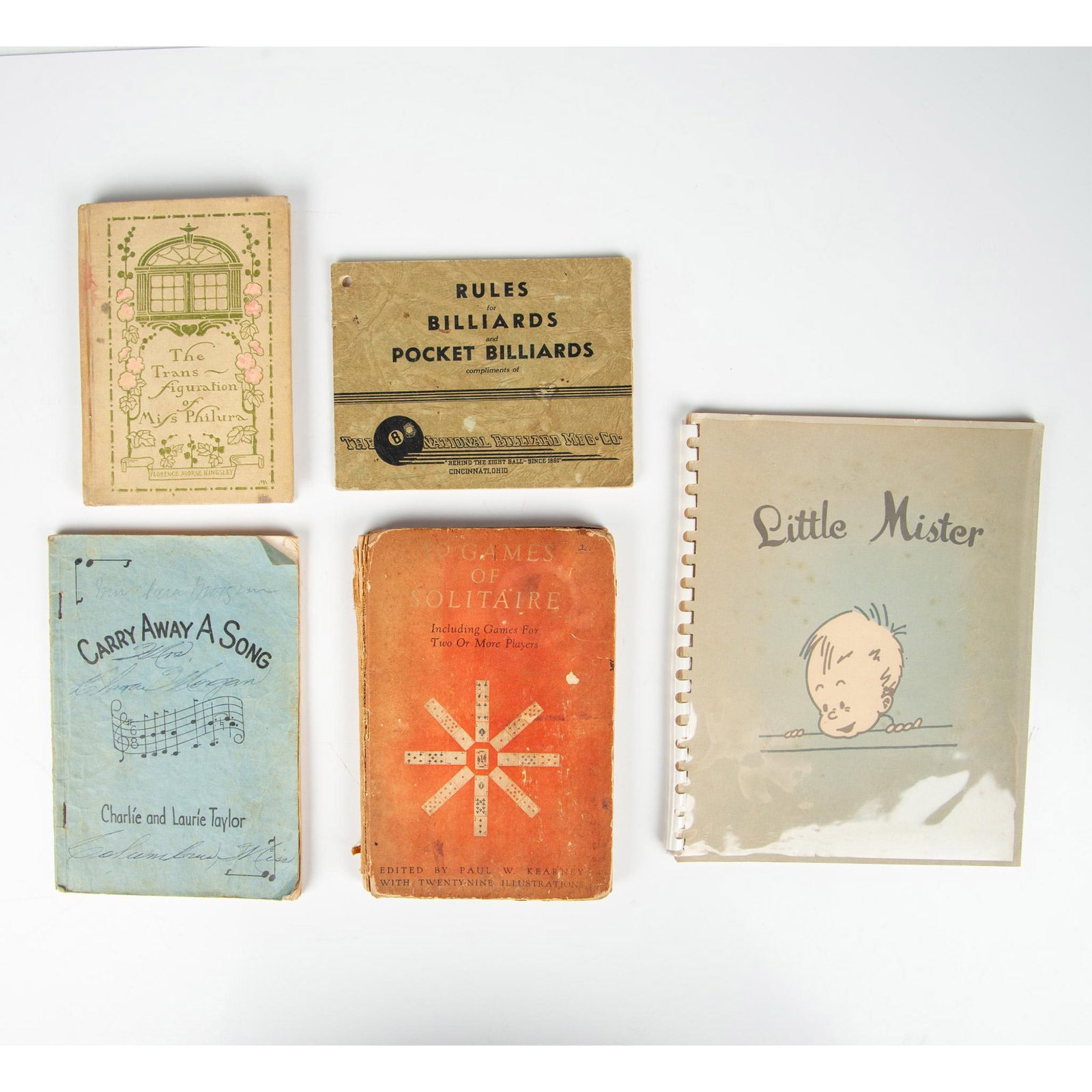 Set of 5 Vintage Children, Hymns & Games Albums/Books (1 of 5)