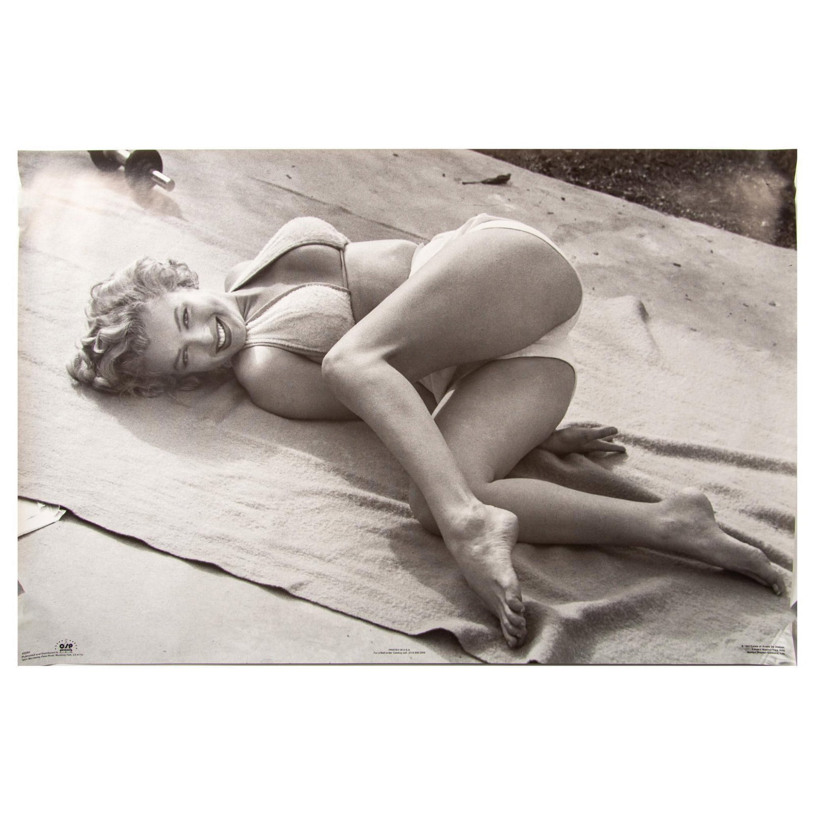 Large Poster Print, Working Out with Marilyn (1 of 4)