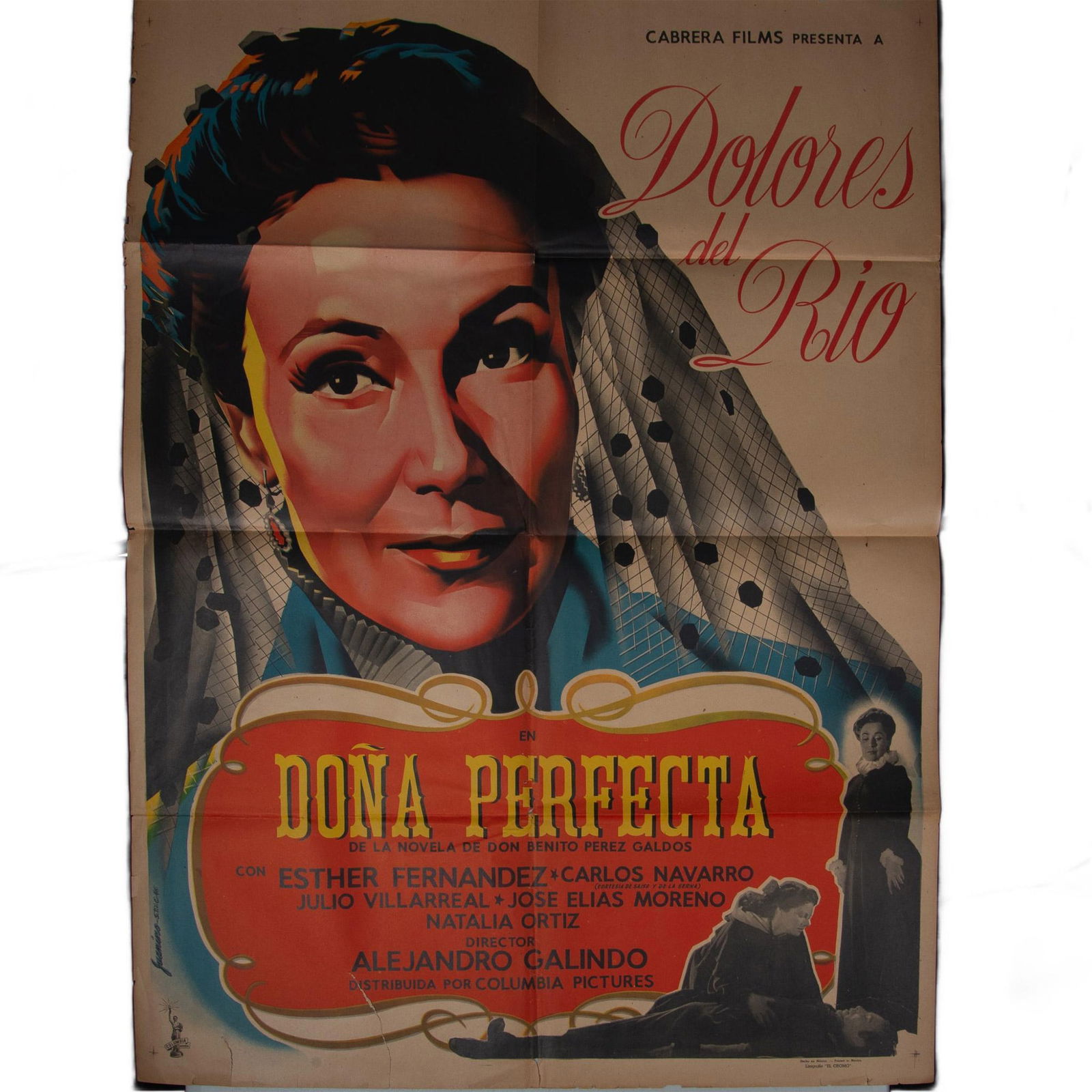 1950s Columbia Pictures Movie Poster, Dona Perfecta (1 of 3)