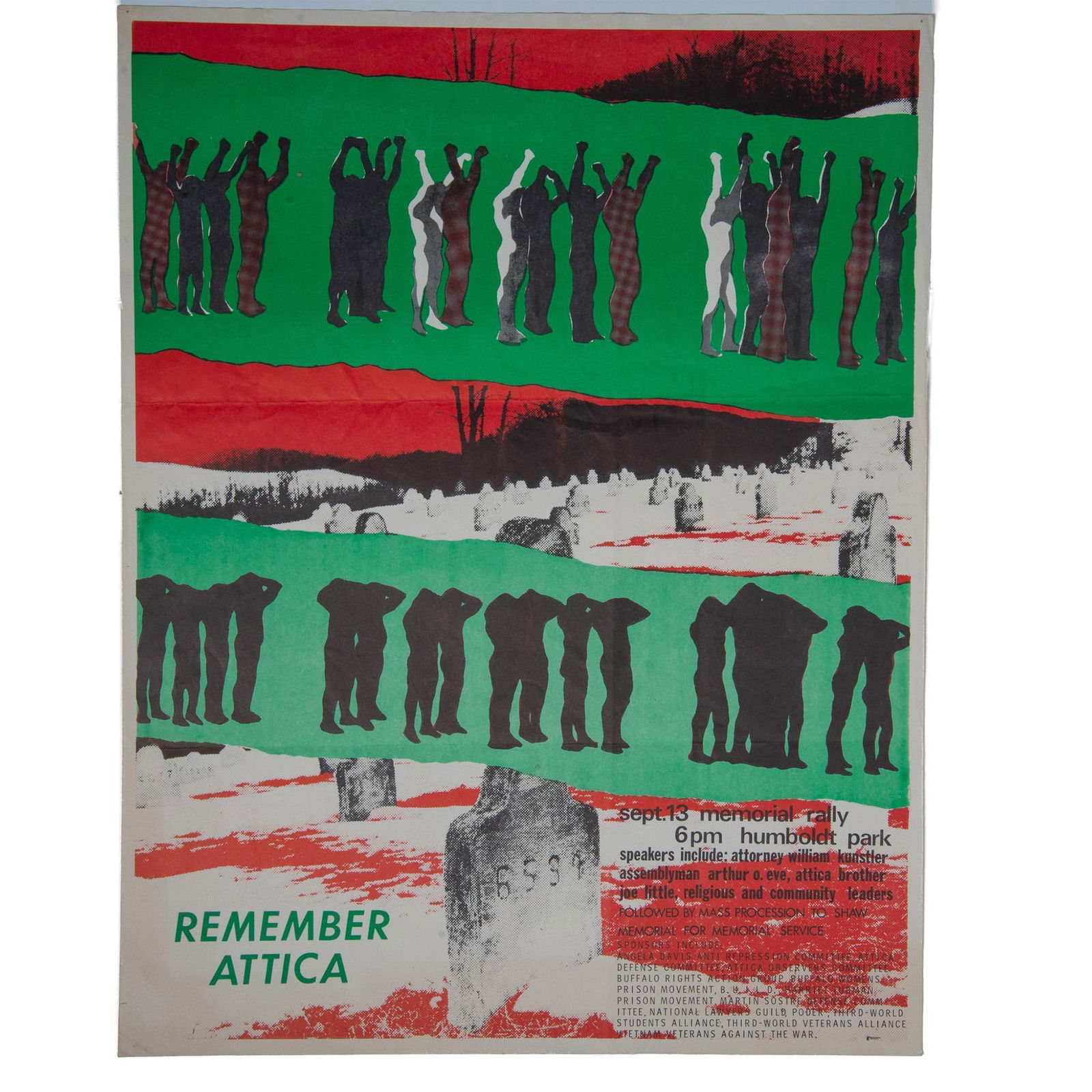 Original Remember Attica Memorial Poster (1 of 2)