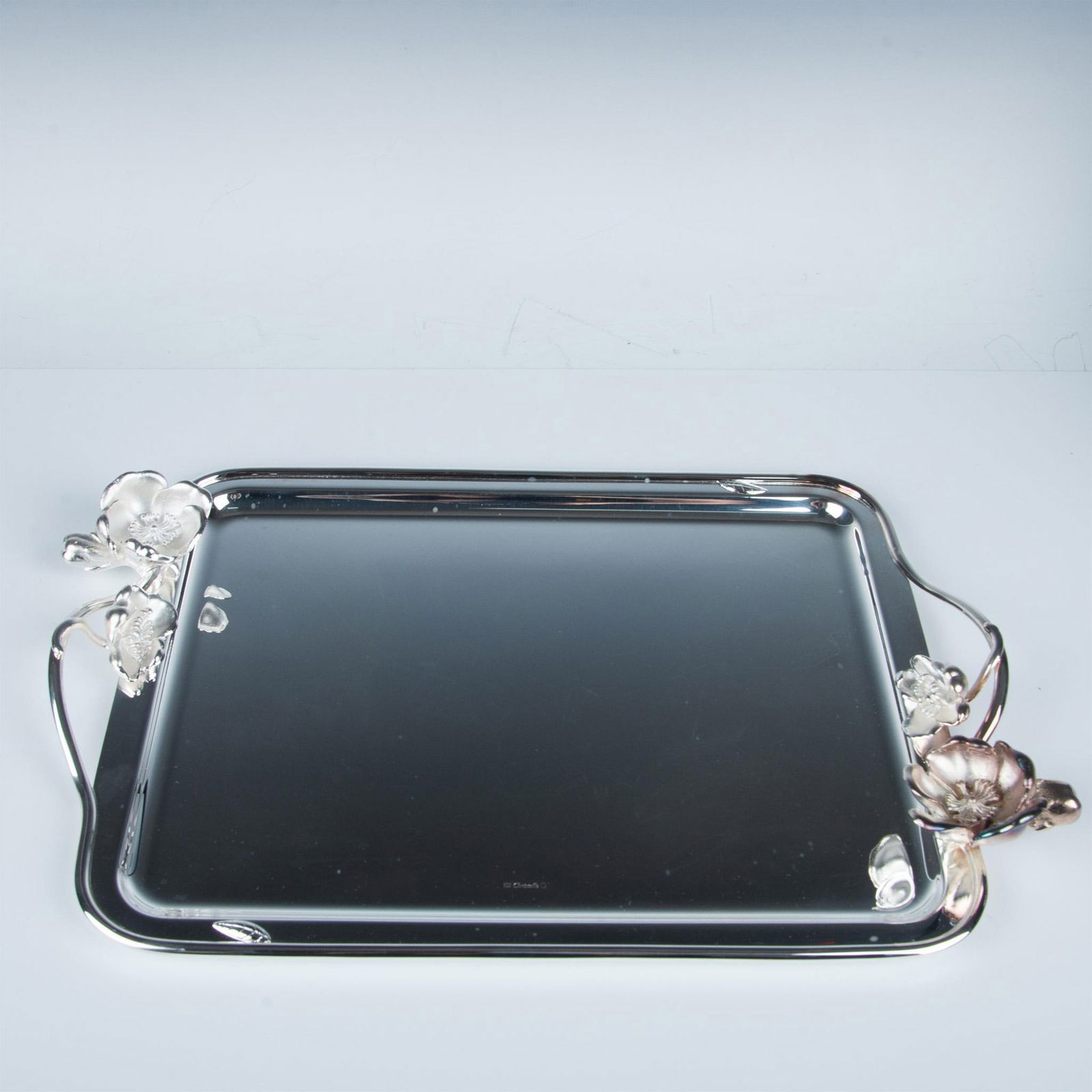 Christofle Silver-Plated Serving Tray, Anemone (1 of 7)