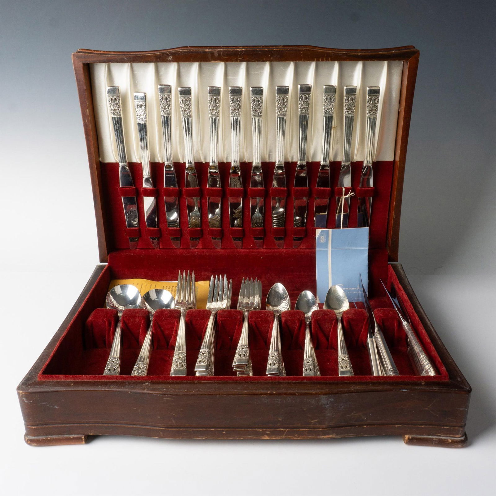 103pc Community Silverplated Flatware Set with Case (1 of 5)