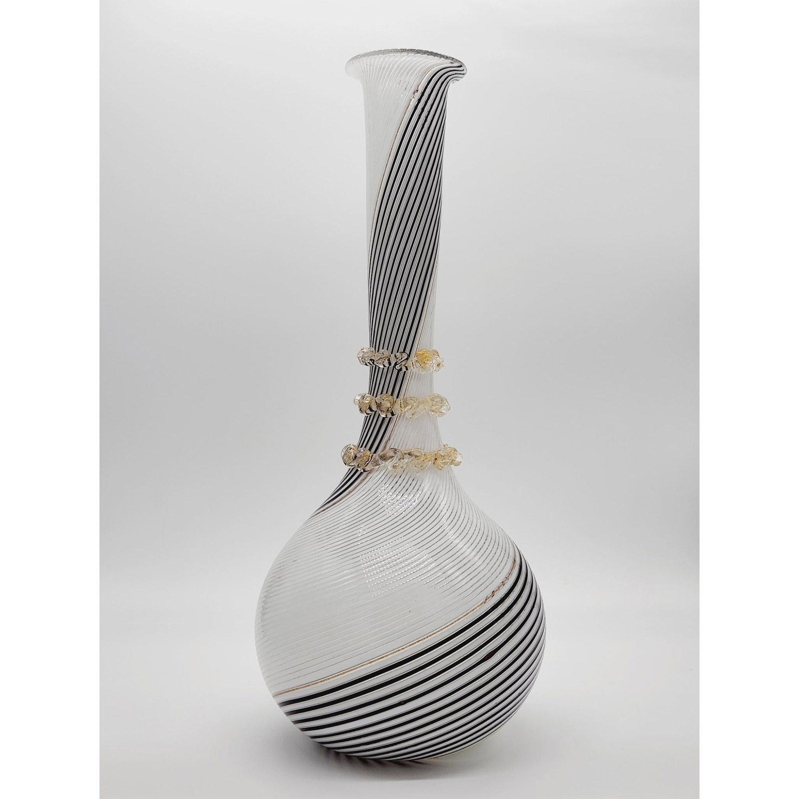 Aureliano Toso Murano by Dino Martens 1950s Glass Vase (1 of 6)