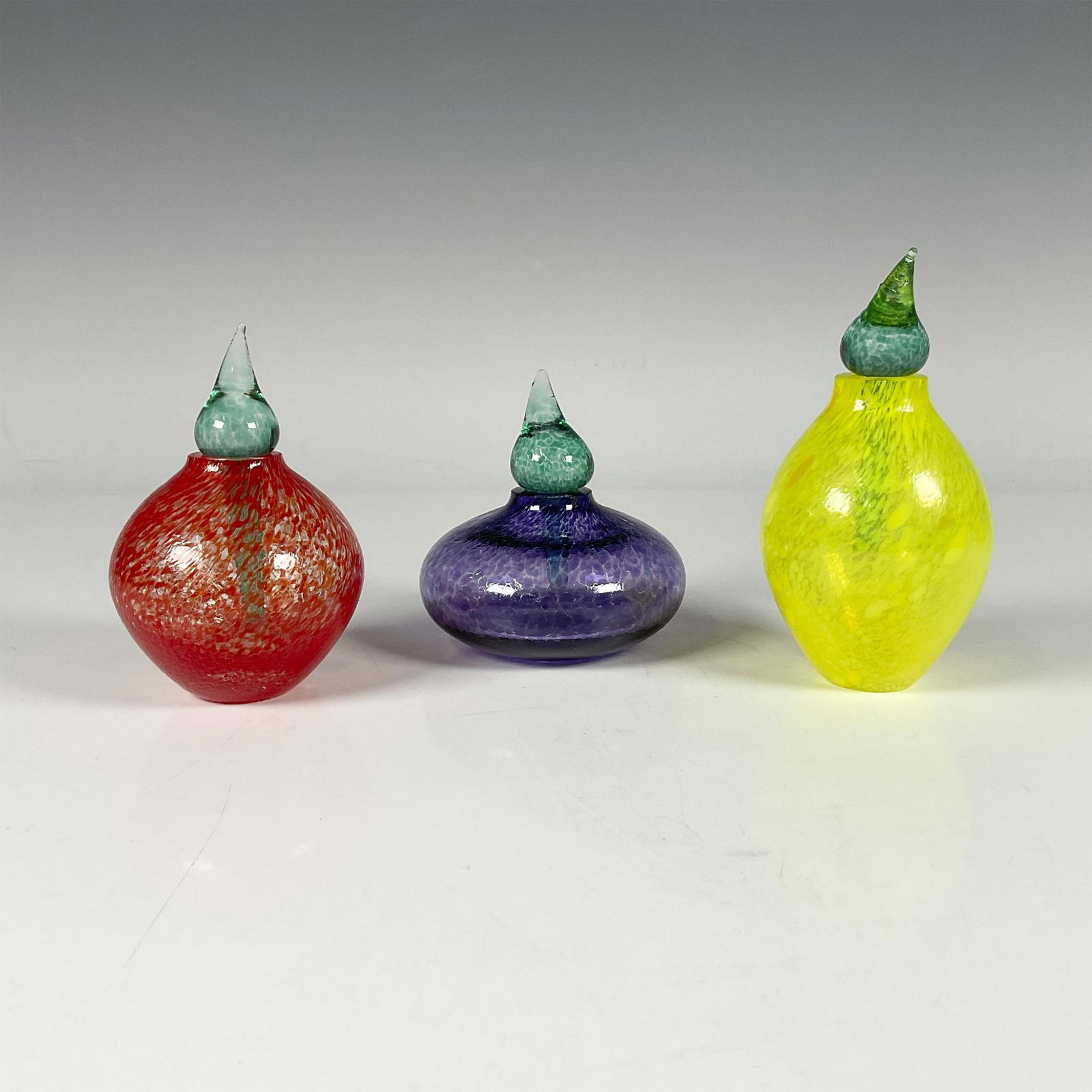 3pc Kosta Boda Glass Gunnel Sahlin Frutteria Bottles (1 of 6)