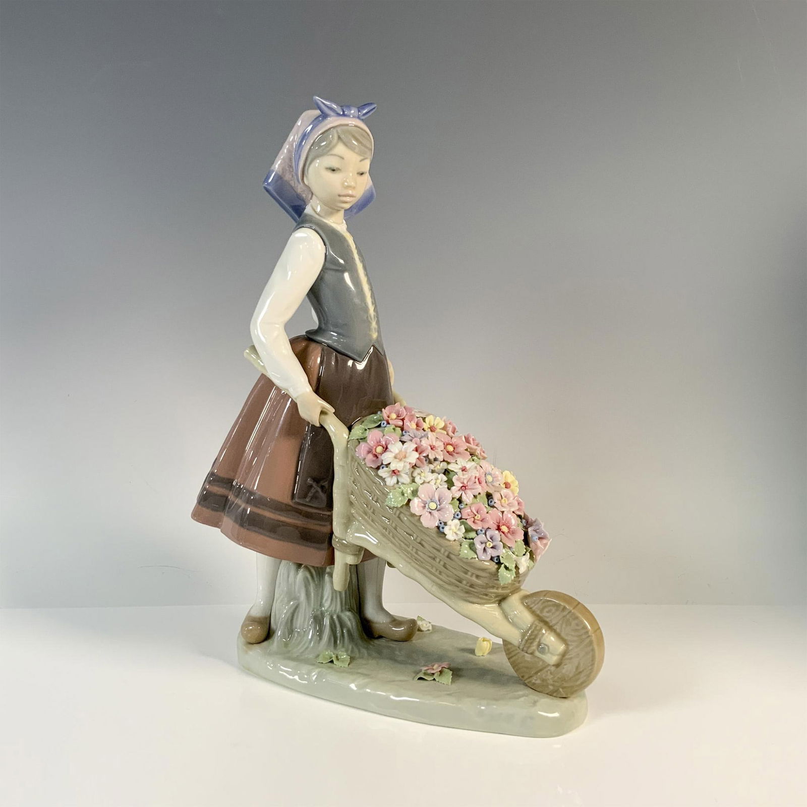 A Barrow of Blossoms 1001419 - Lladro Porcelain Figurine (1 of 4)
