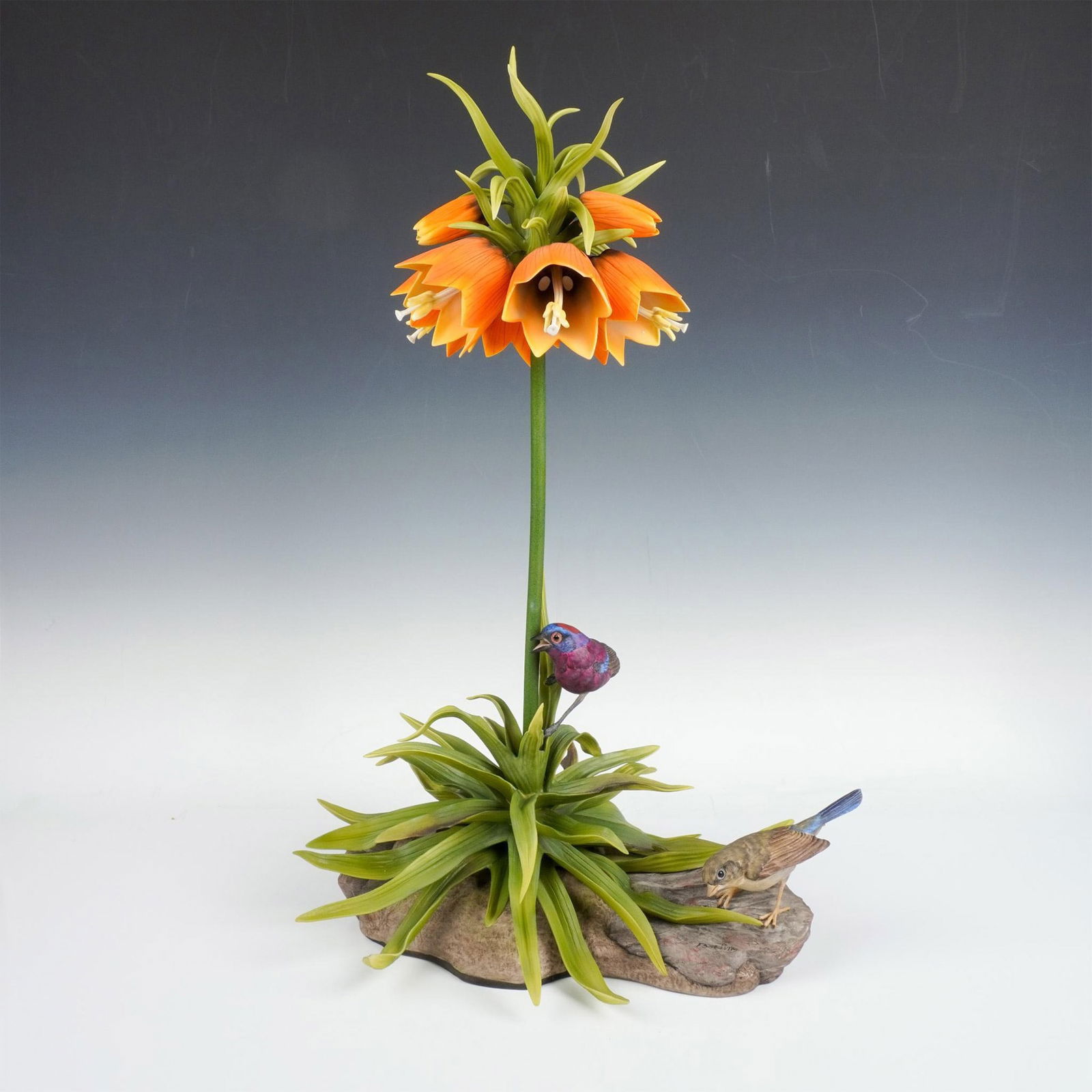 Boehm Porcelain Figurine, Varied Buntings 481 (1 of 7)