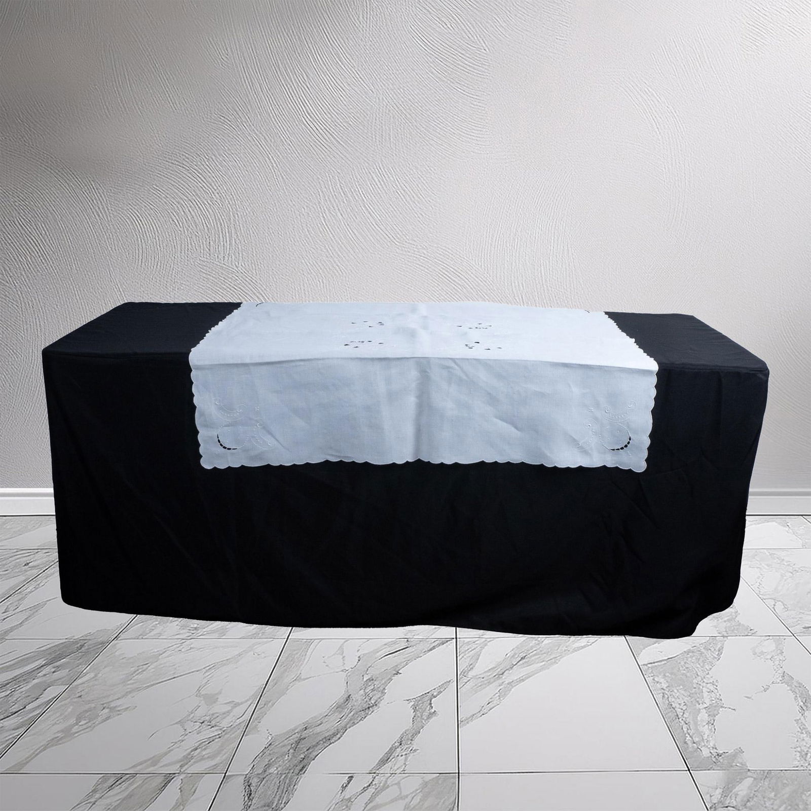 Vintage Linen Embroidered Tablecloth (1 of 7)