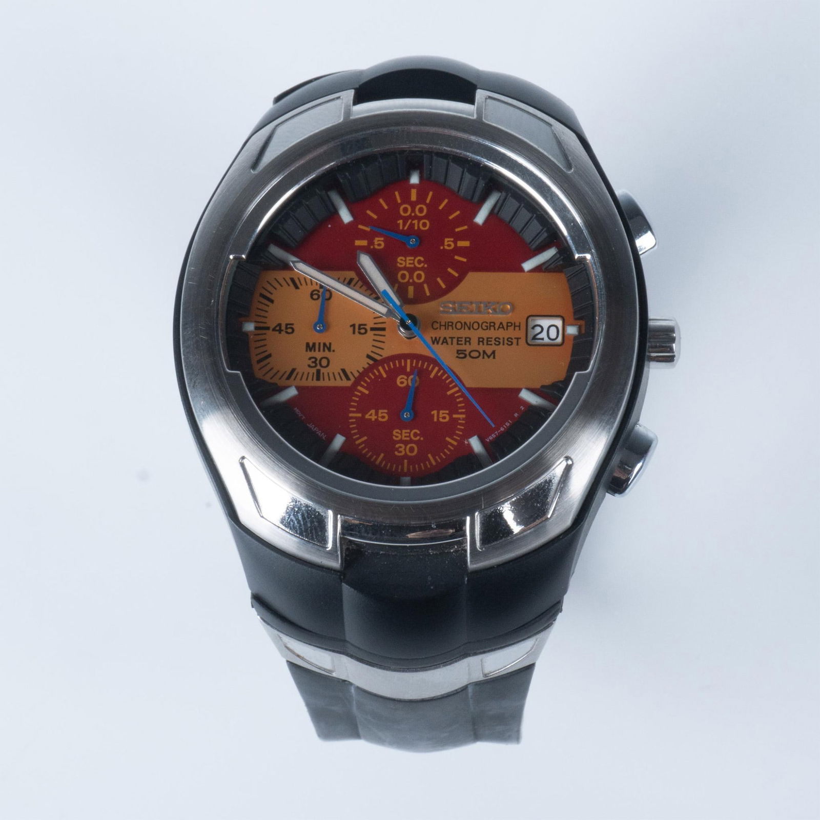 Seiko Rare Automatic Chronograph Watch V657-6120 (1 of 5)