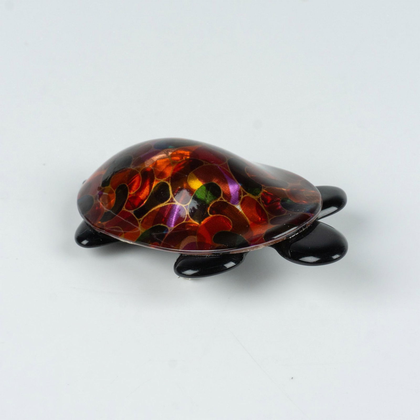 Lea Stein Paris Colorful Mosaic Turtle Brooch Pin (1 of 3)