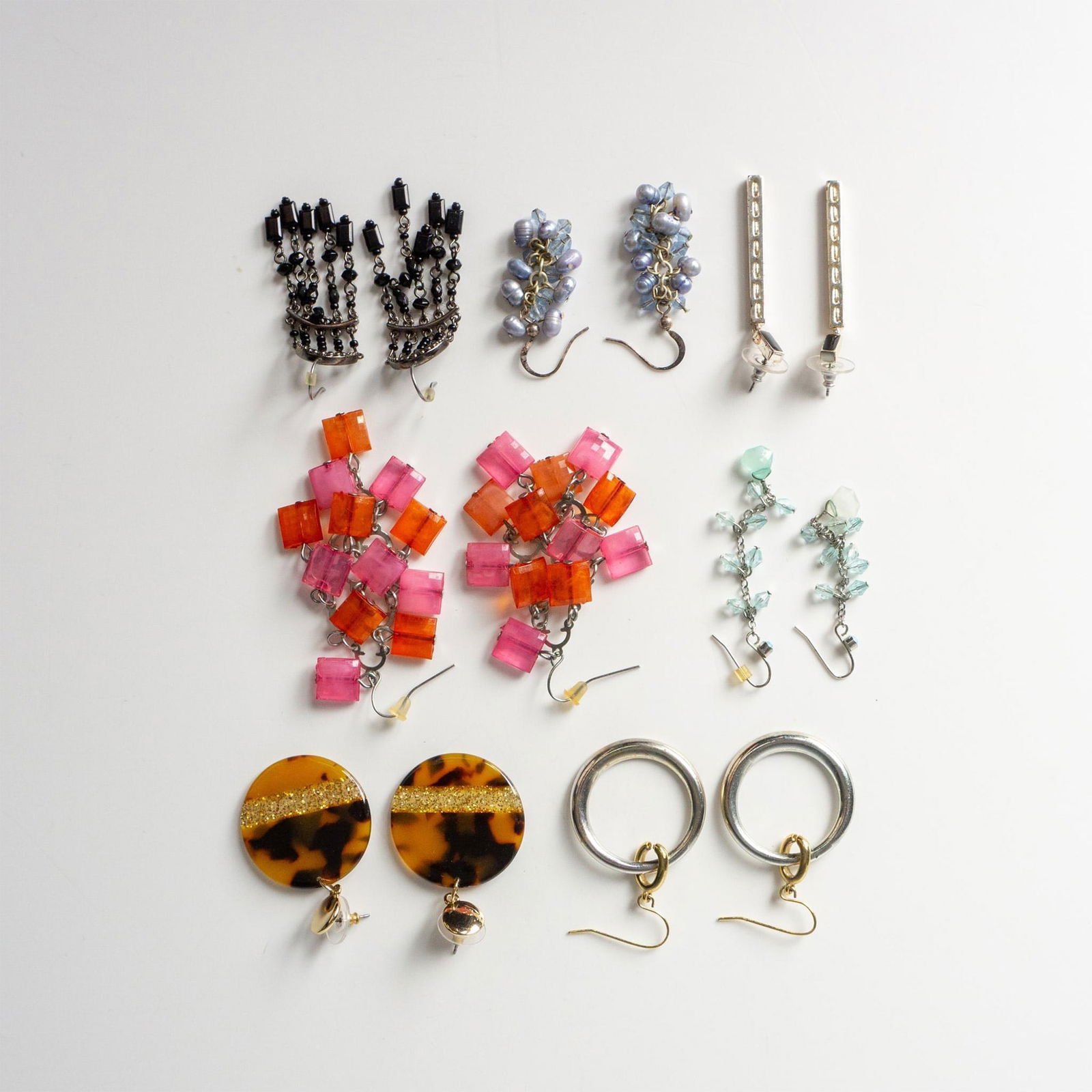 7 Pairs of Beautiful Dangling Earrings (1 of 5)