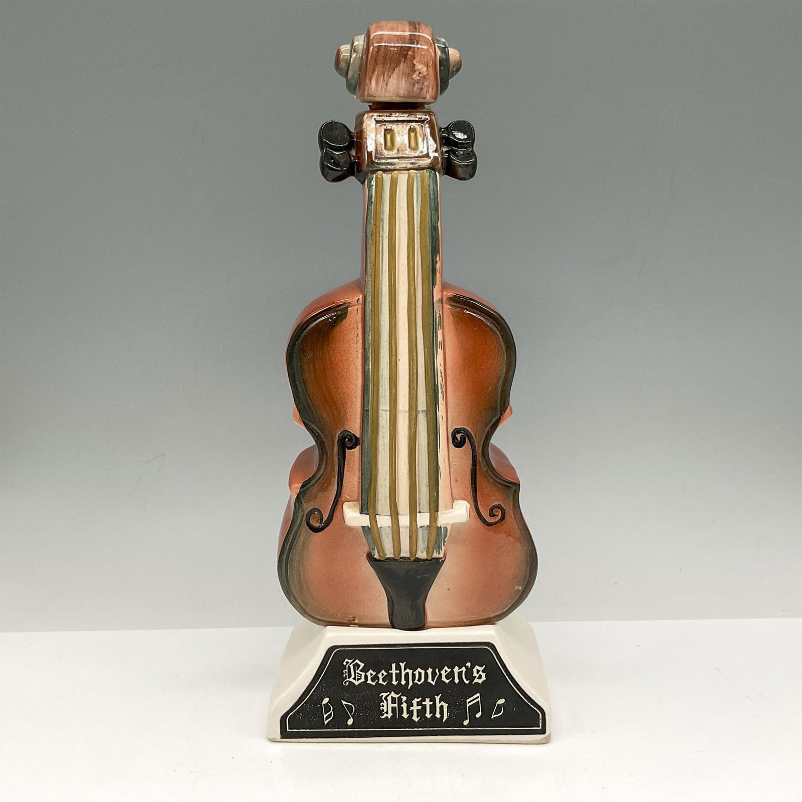 Vintage Beethoven's Fifth Porcelain Music Box Liquor Bottle (1 of 4)