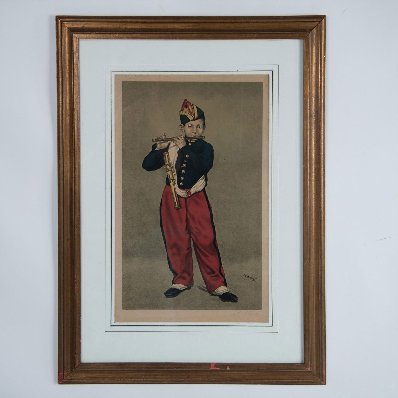 Edouard Manet (After) Original Color Lithograph, Fifer (1 of 4)