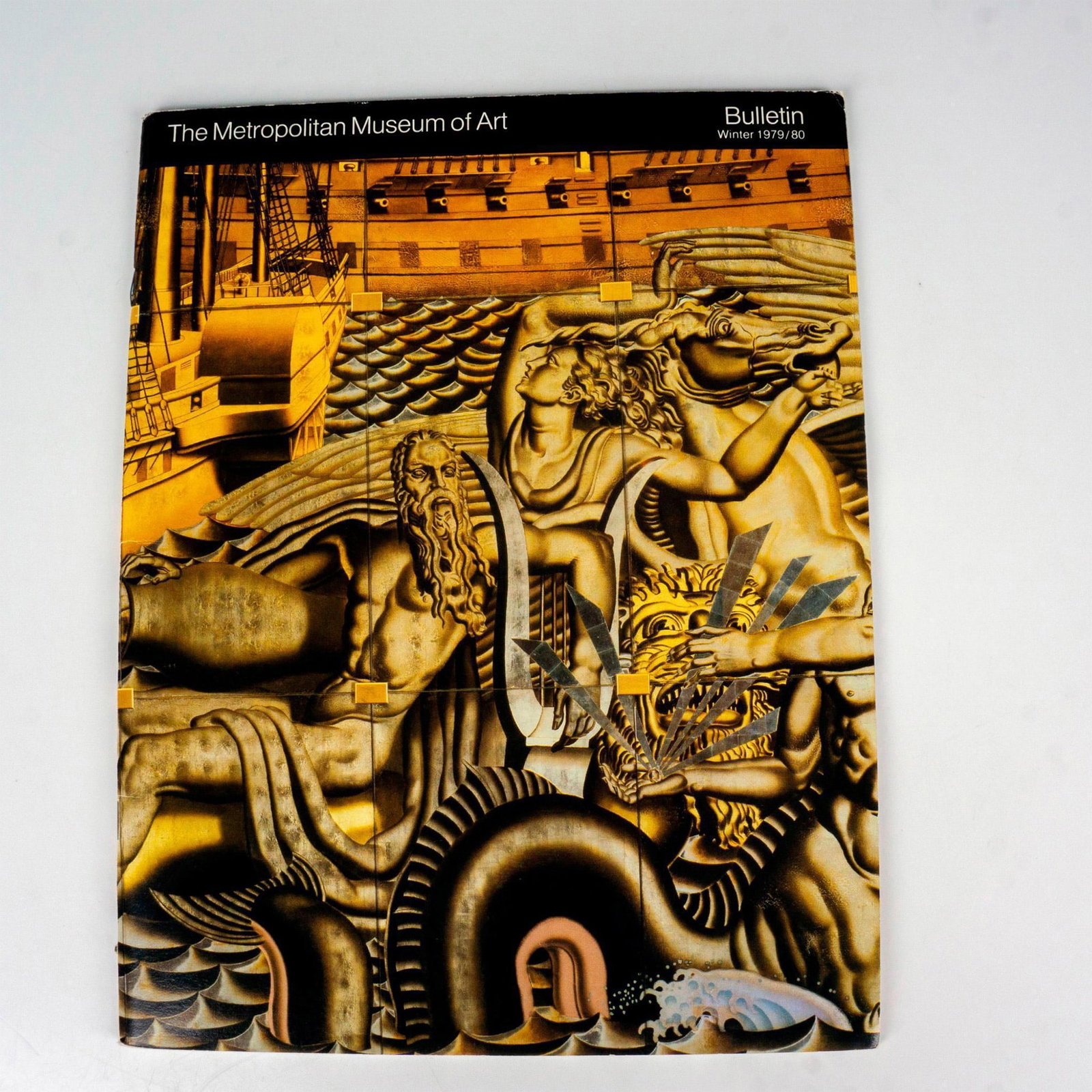 The Metropolitan Museum of Art Magazine, Winter 1979: Volume XXXVII (37), number 3. New York: The Metropolitan Museum Of Art, 1979. Softcover catalog with the cover depicting a detailed photograph of the mural from the Grand Salon of the liner Normandie.