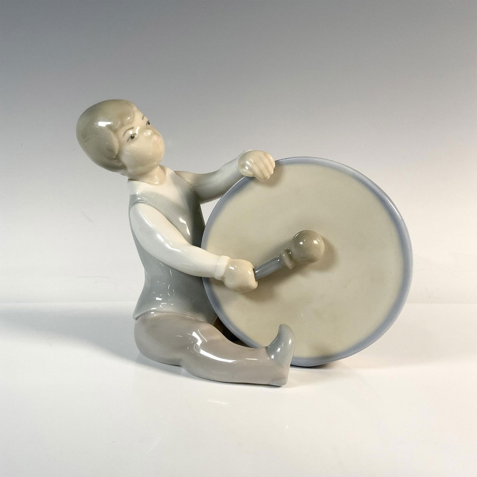 Boy Playing Drum 1004616 - Lladro Porcelain Figurine (1 of 3)