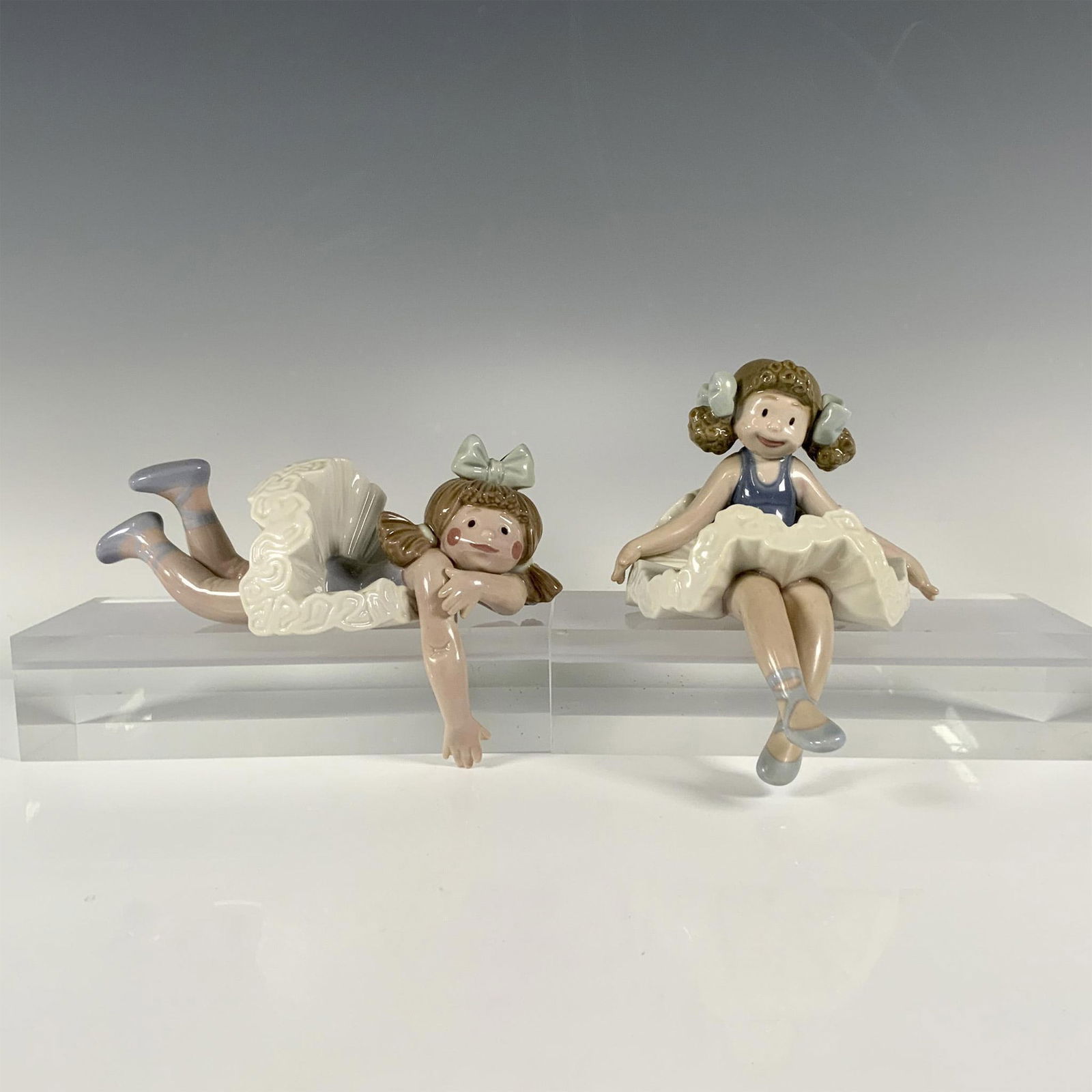 2pc Lladro Porcelain Figurines, Rag Dolls 1001501/1502 (1 of 3)